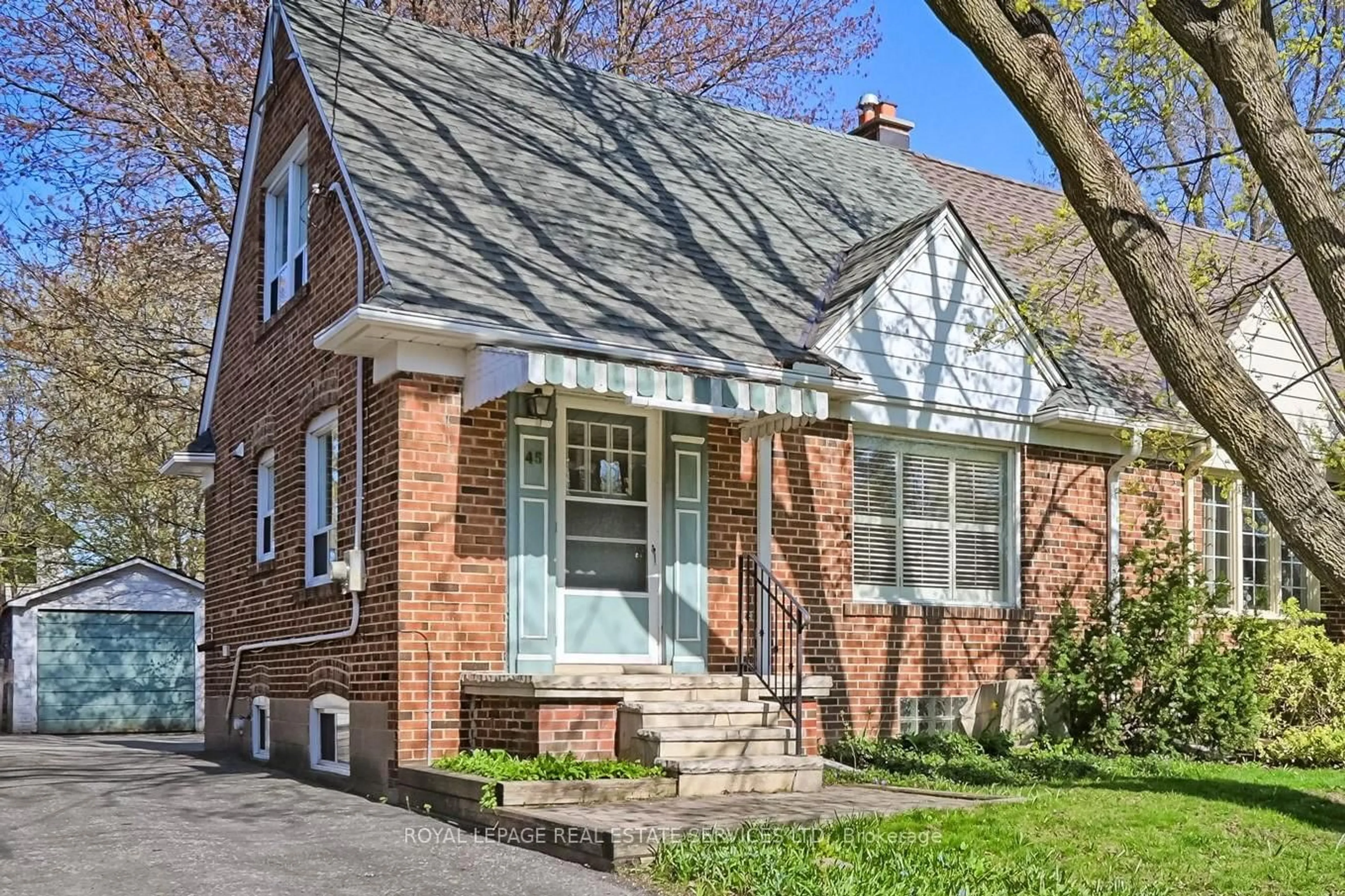 Home with brick exterior material, street for 45 Green Lanes N/A, Toronto Ontario M8Z 4V8