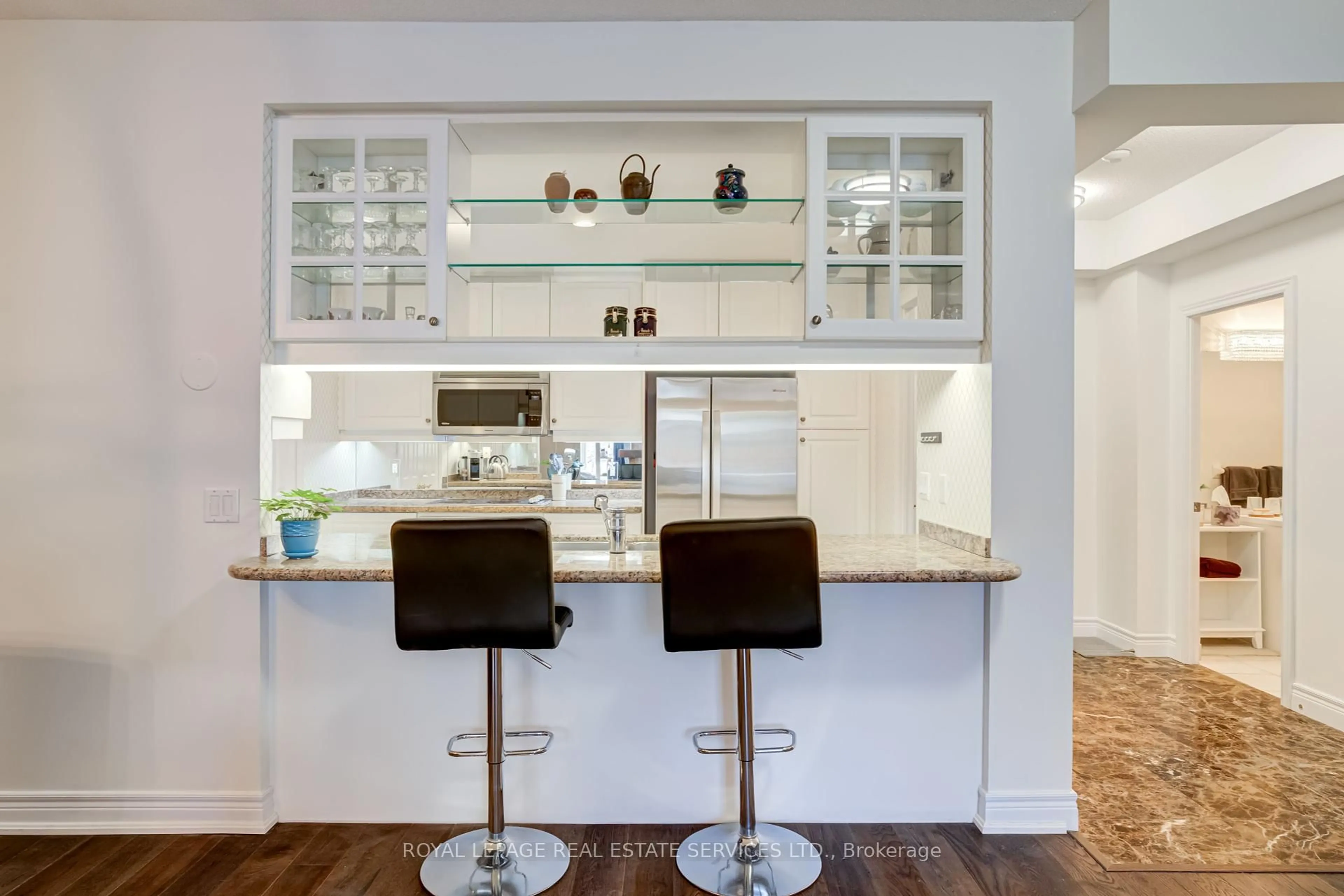 Contemporary kitchen, unknown for 10 Old Mill Tr #203, Toronto Ontario M8X 2Y9