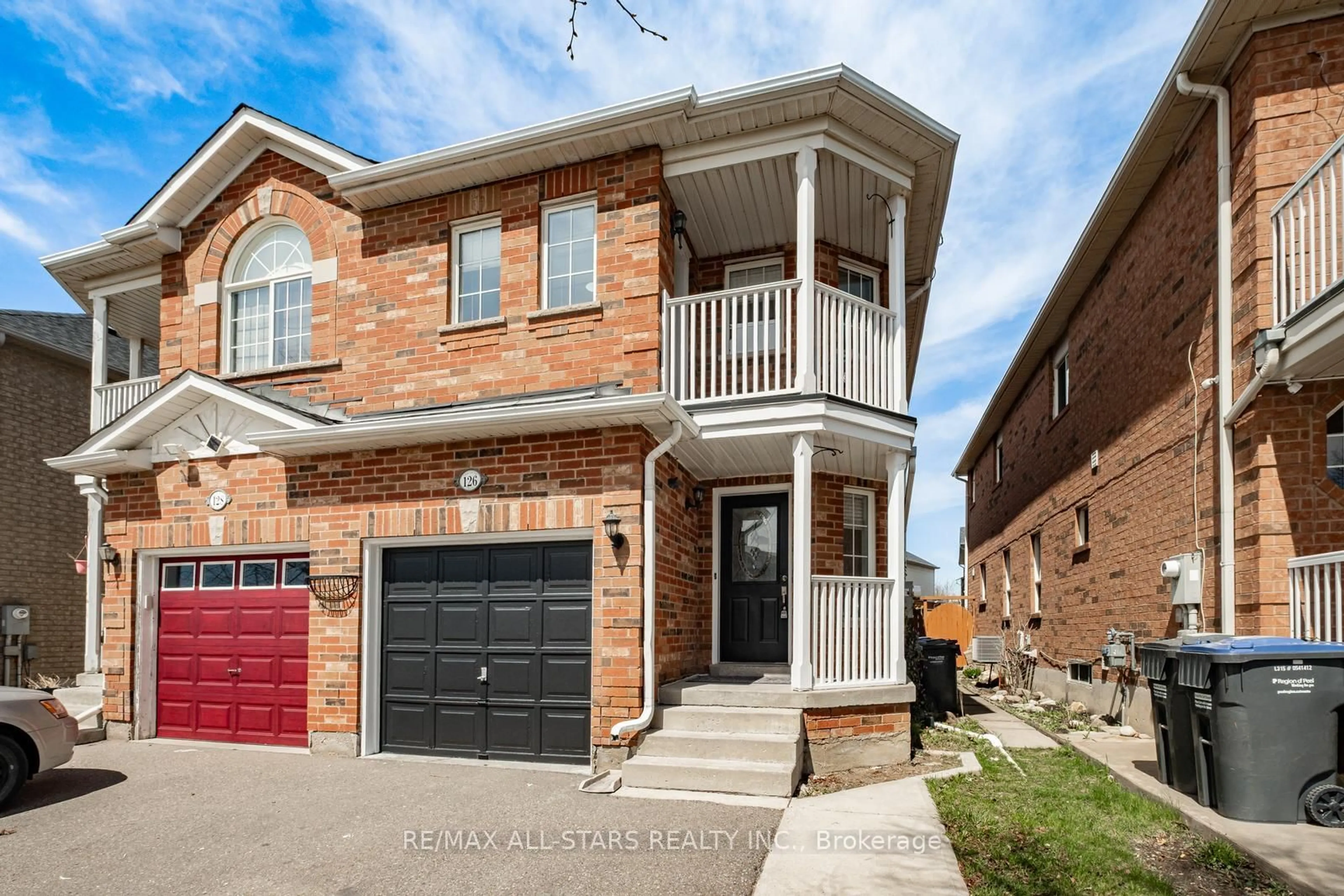 Home with brick exterior material, street for 126 Lake Louise Dr, Brampton Ontario L6X 4Z8