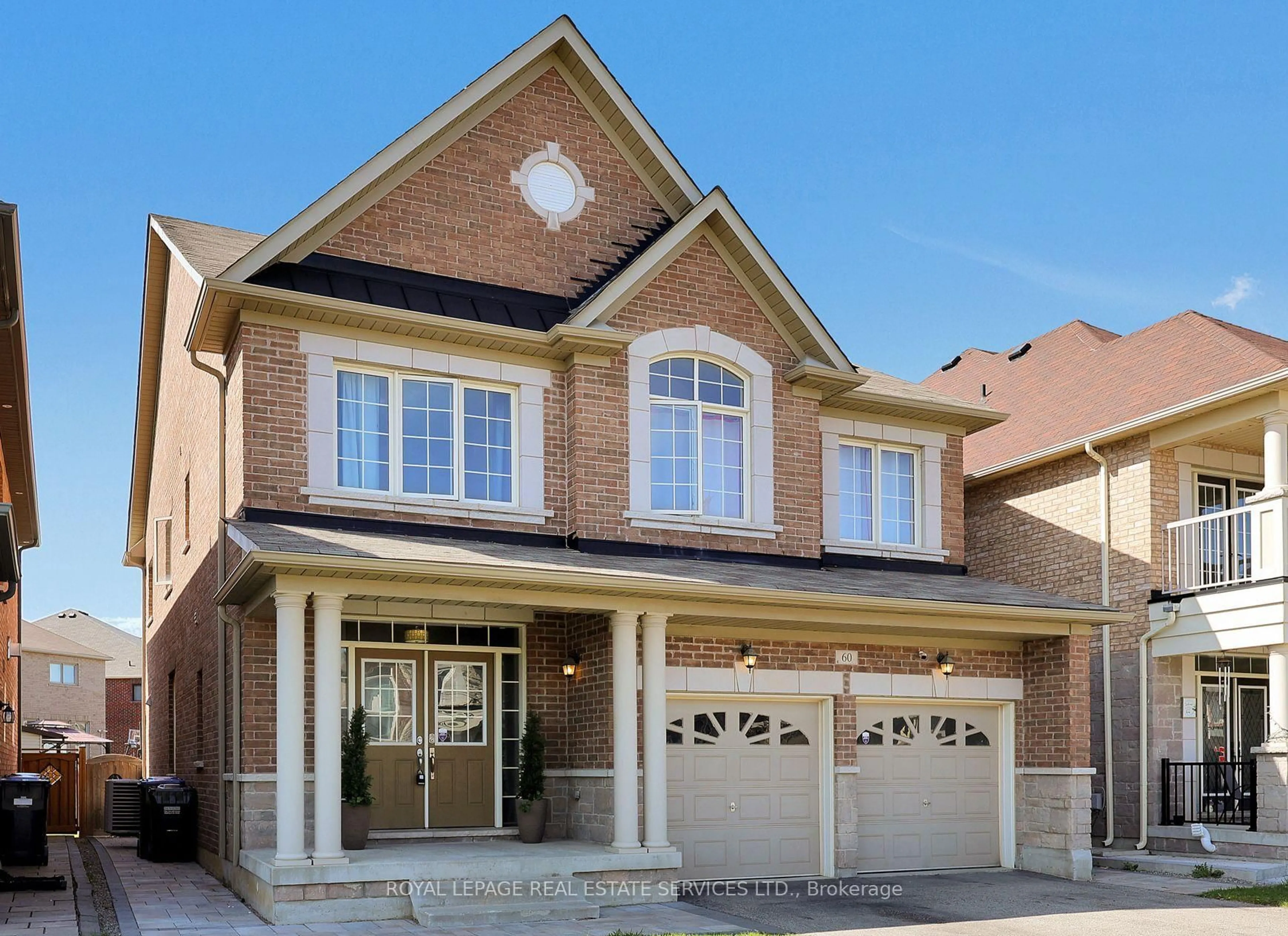 Home with brick exterior material, street for 60 Valleyway Dr, Brampton Ontario L6X 5G1