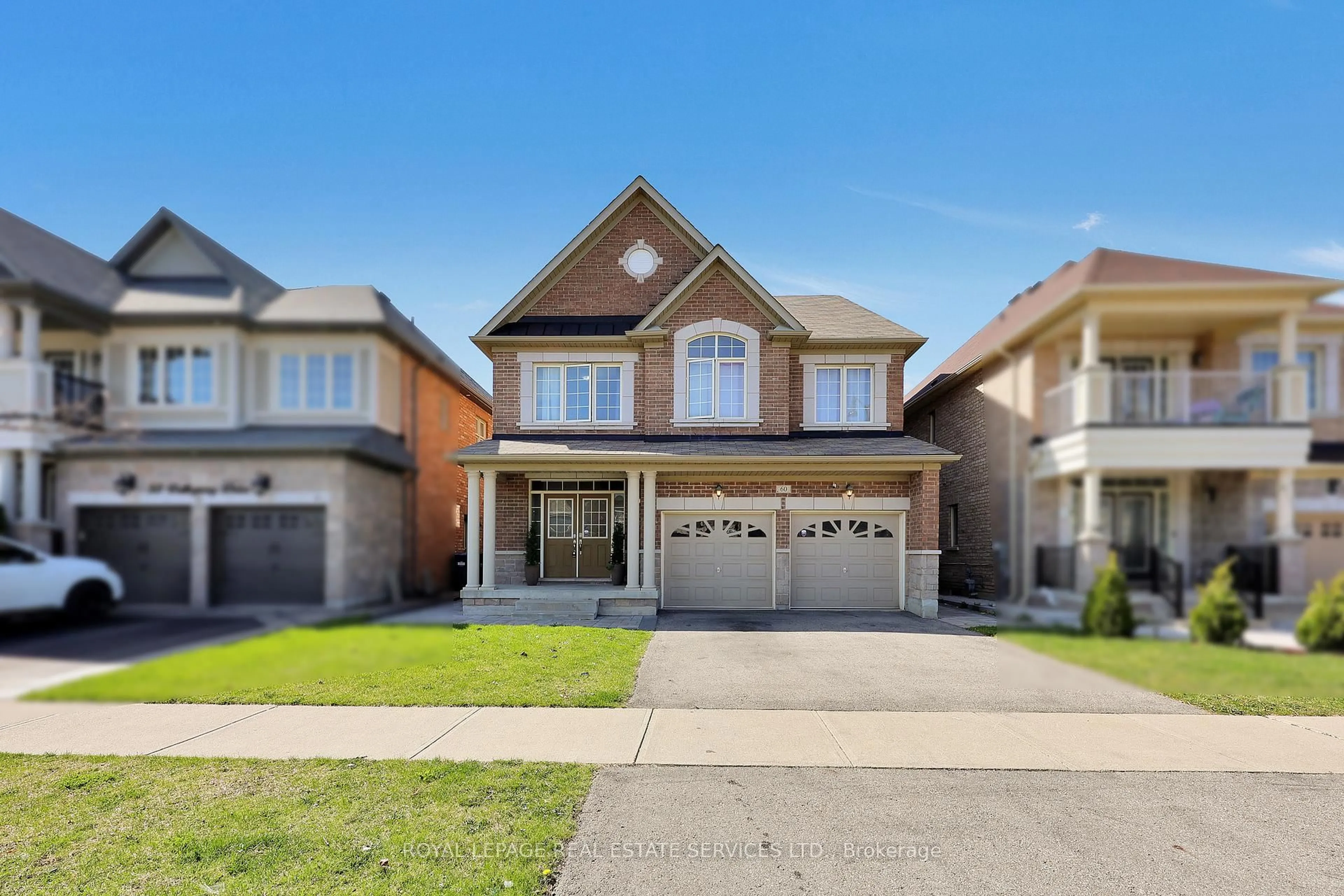 Home with brick exterior material, street for 60 Valleyway Dr, Brampton Ontario L6X 5G1