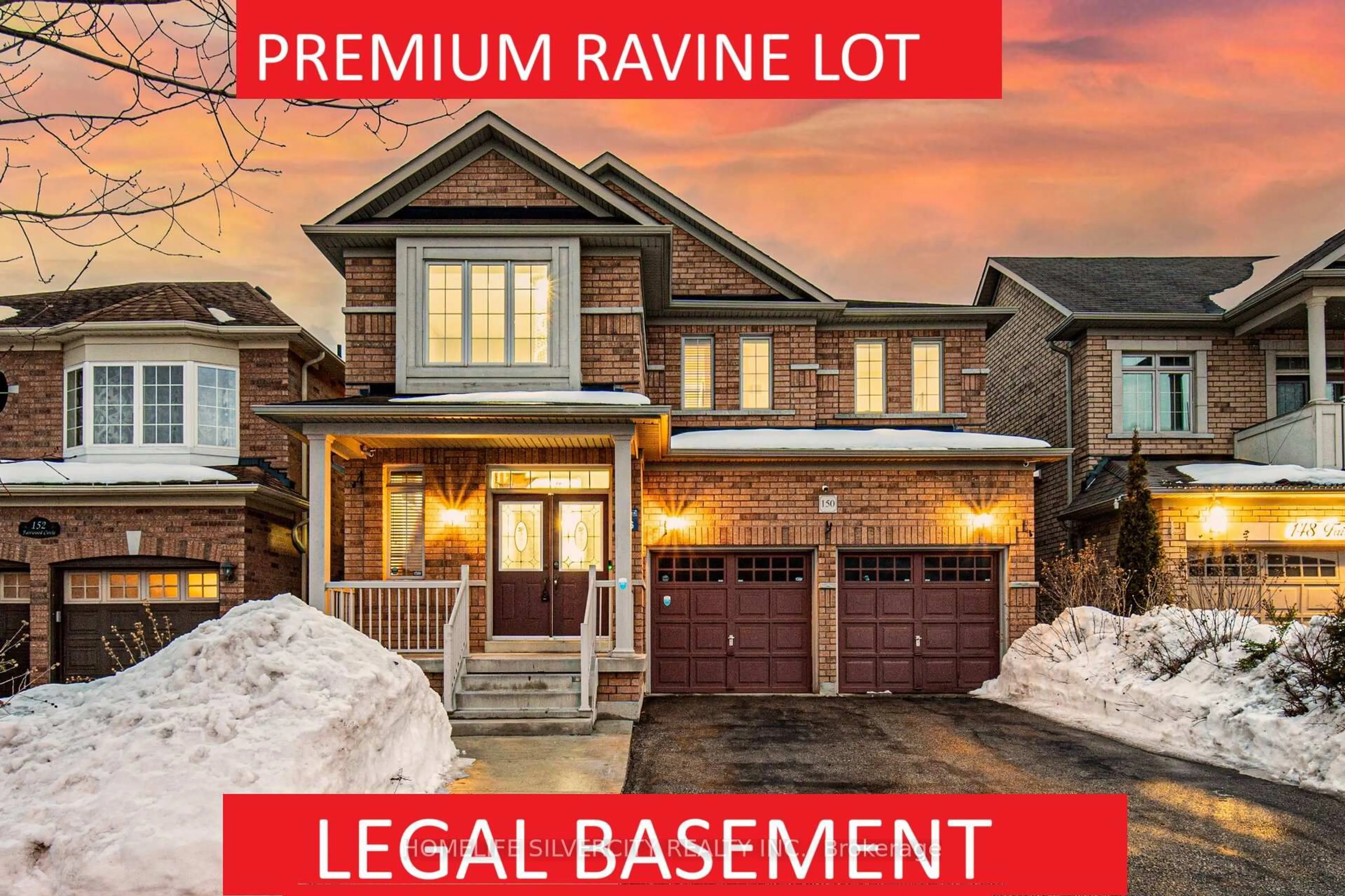 Home with brick exterior material, street for 150 Fairwood Circ, Brampton Ontario L6R 0X2