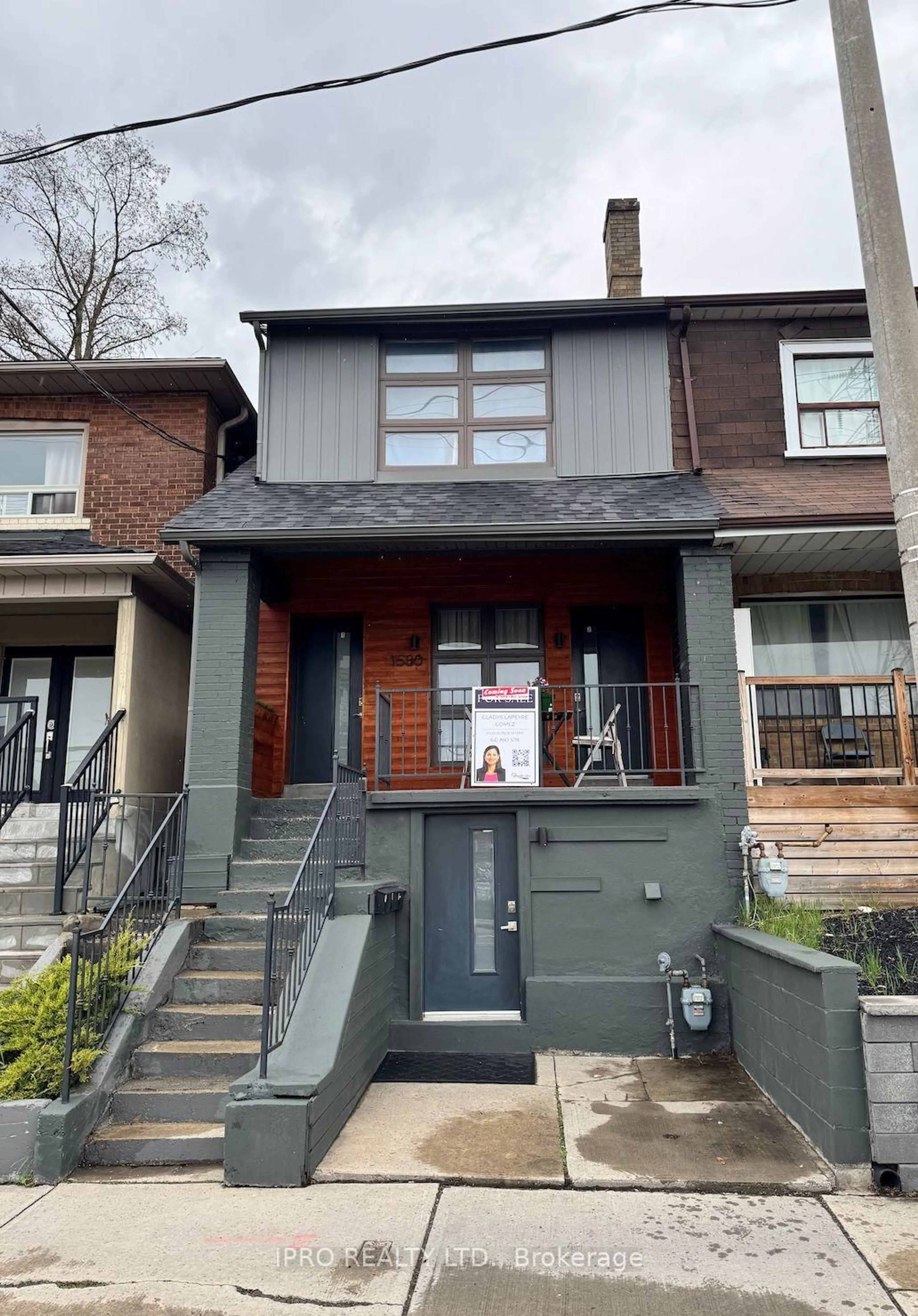 Home with brick exterior material, street for 1580 Davenport Rd, Toronto Ontario M6H 2J2
