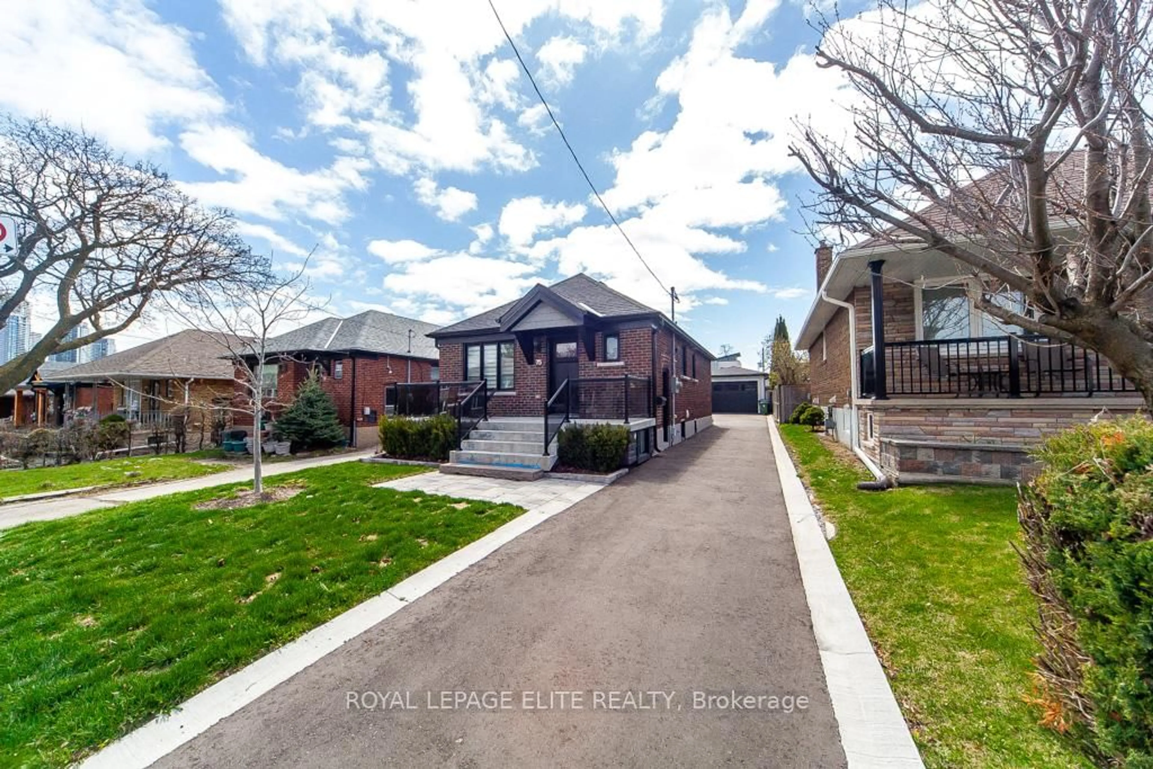 Home with brick exterior material, street for 75 Manitoba St, Toronto Ontario M8Y 1E1