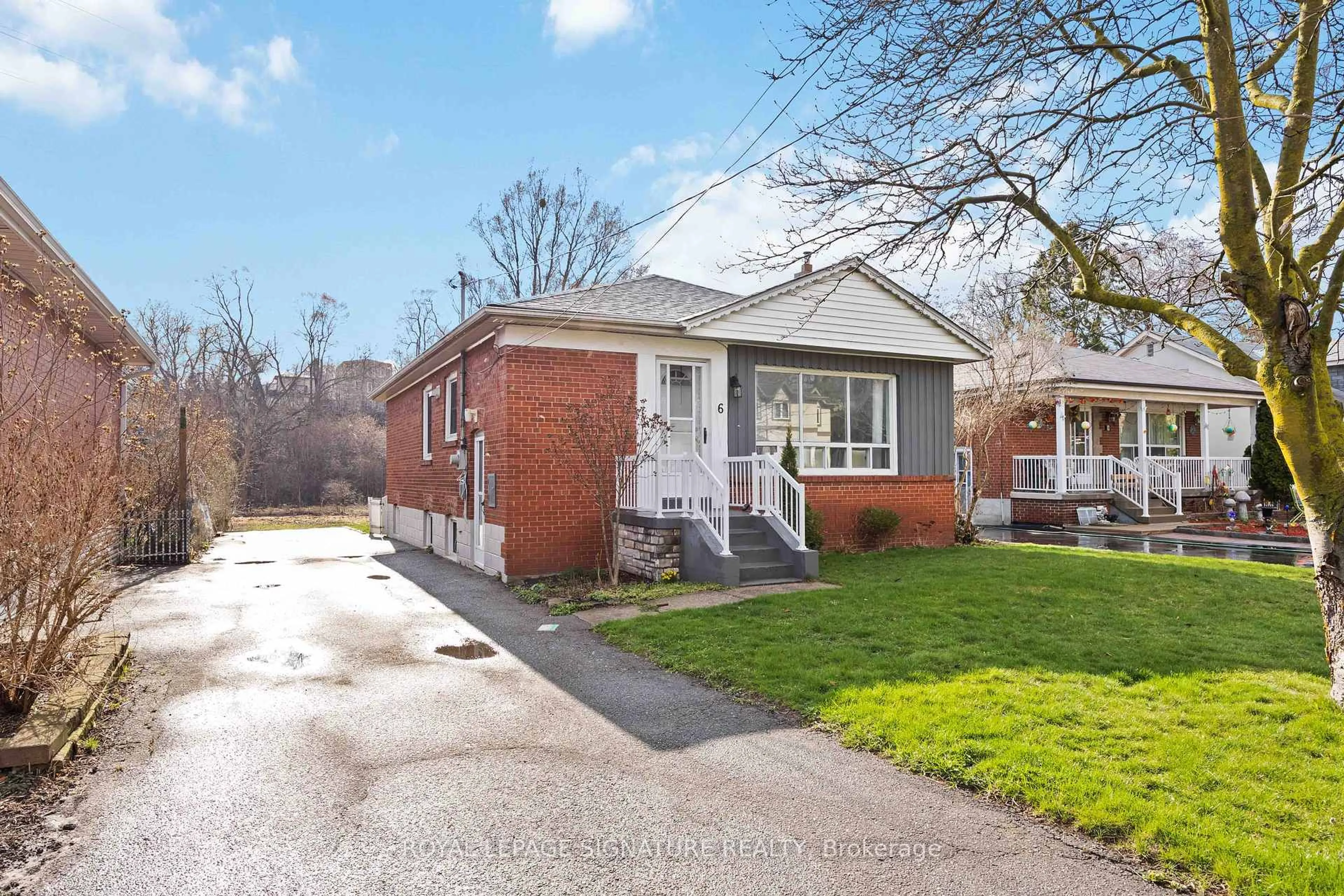 Home with brick exterior material, street for 6 Bonnyview Dr, Toronto Ontario M8Y 3G6