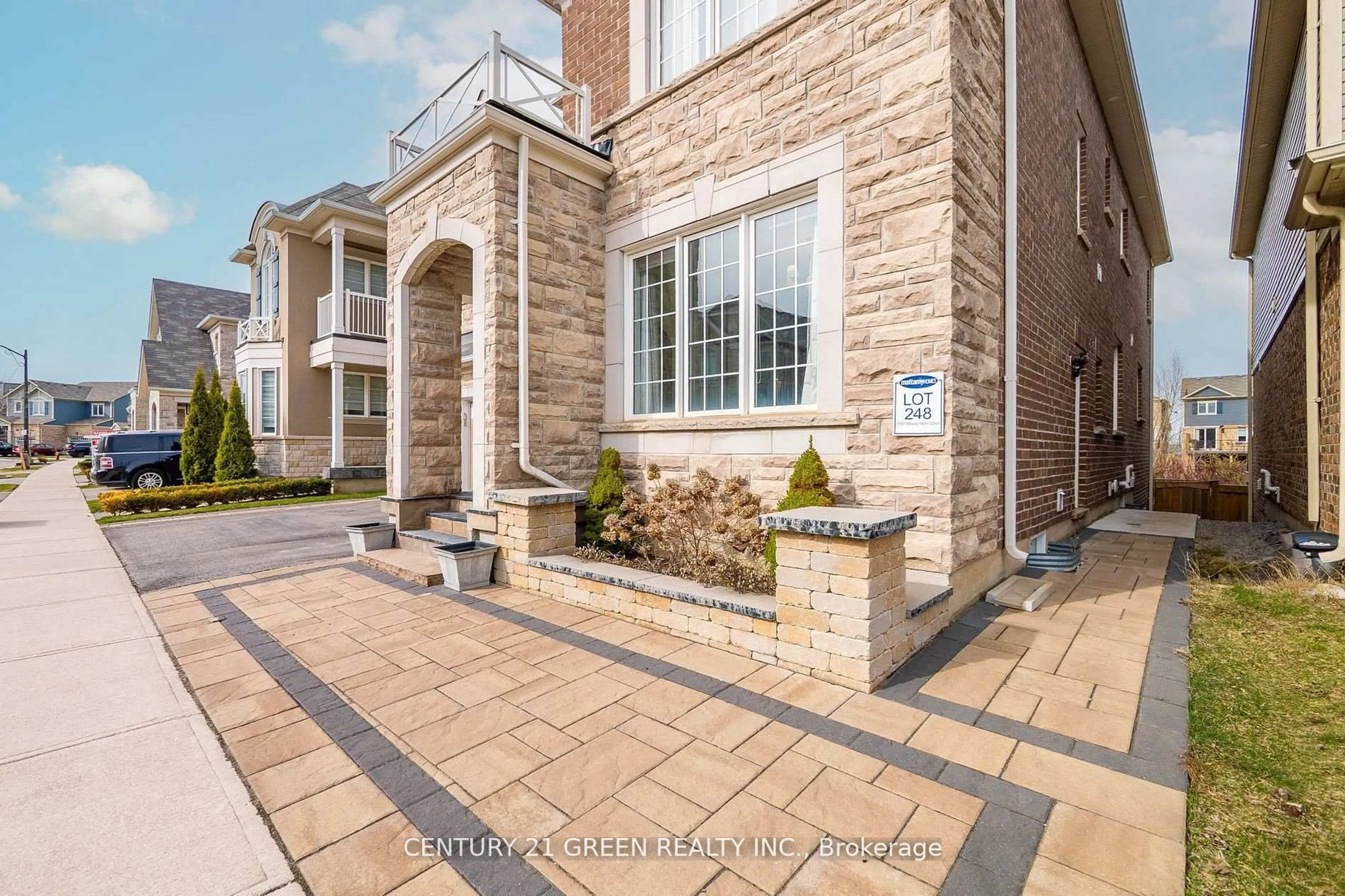 Home with brick exterior material, street for 1187 Mceachern Crt, Milton Ontario L9E 1E5