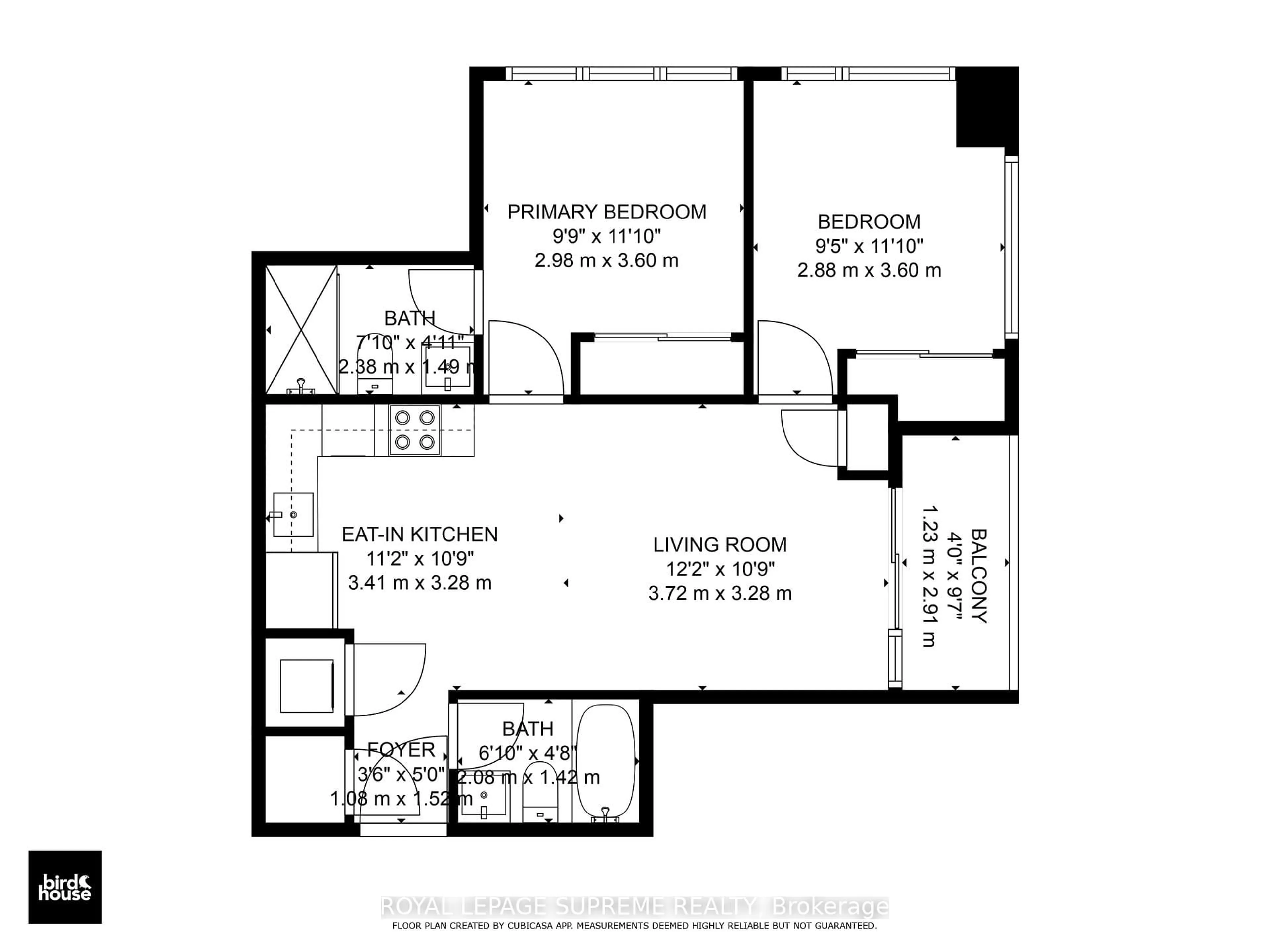 Floor plan for 17 Zorra St #306, Toronto Ontario M8Z 0C8