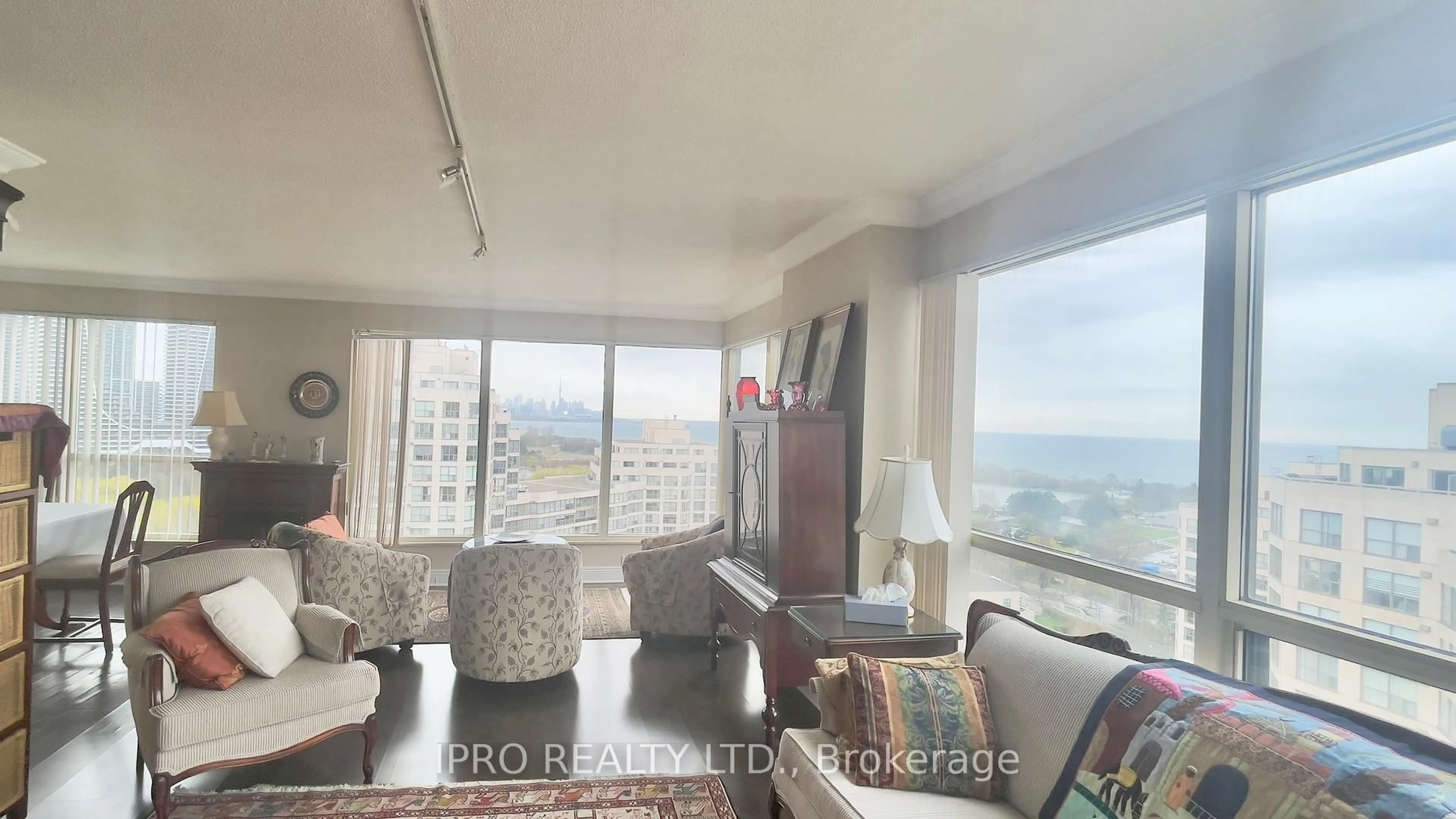 Living room with furniture, unknown for 2269 Lake Shore Blvd #1708, Toronto Ontario M8V 3X6