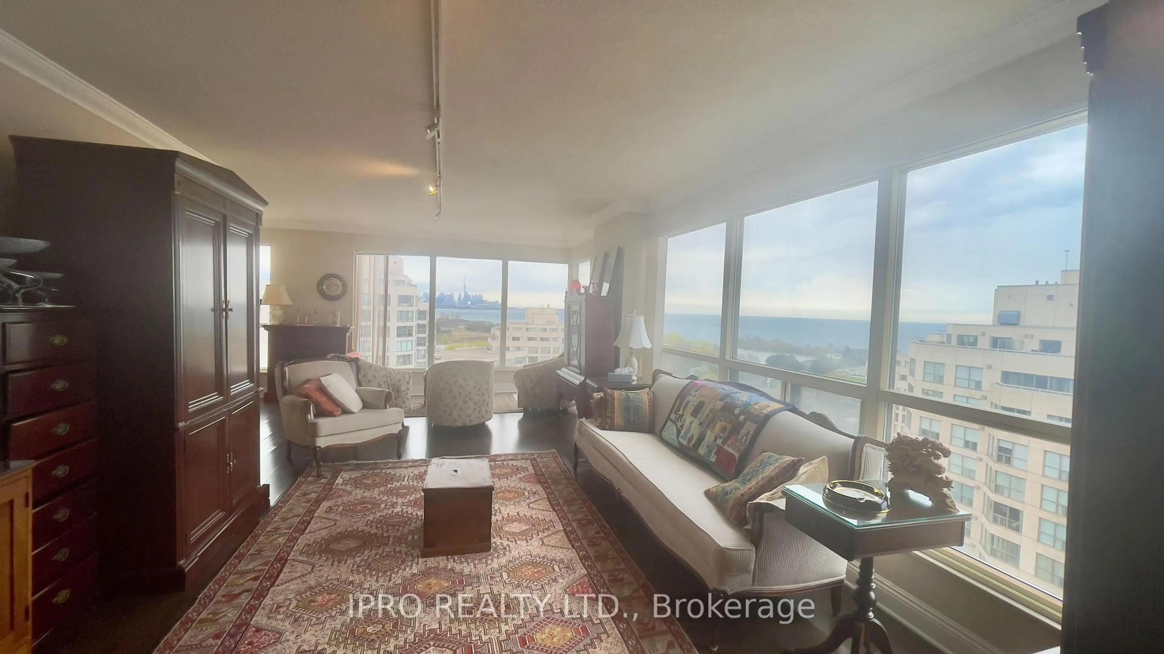 Living room with furniture, unknown for 2269 Lake Shore Blvd #1708, Toronto Ontario M8V 3X6