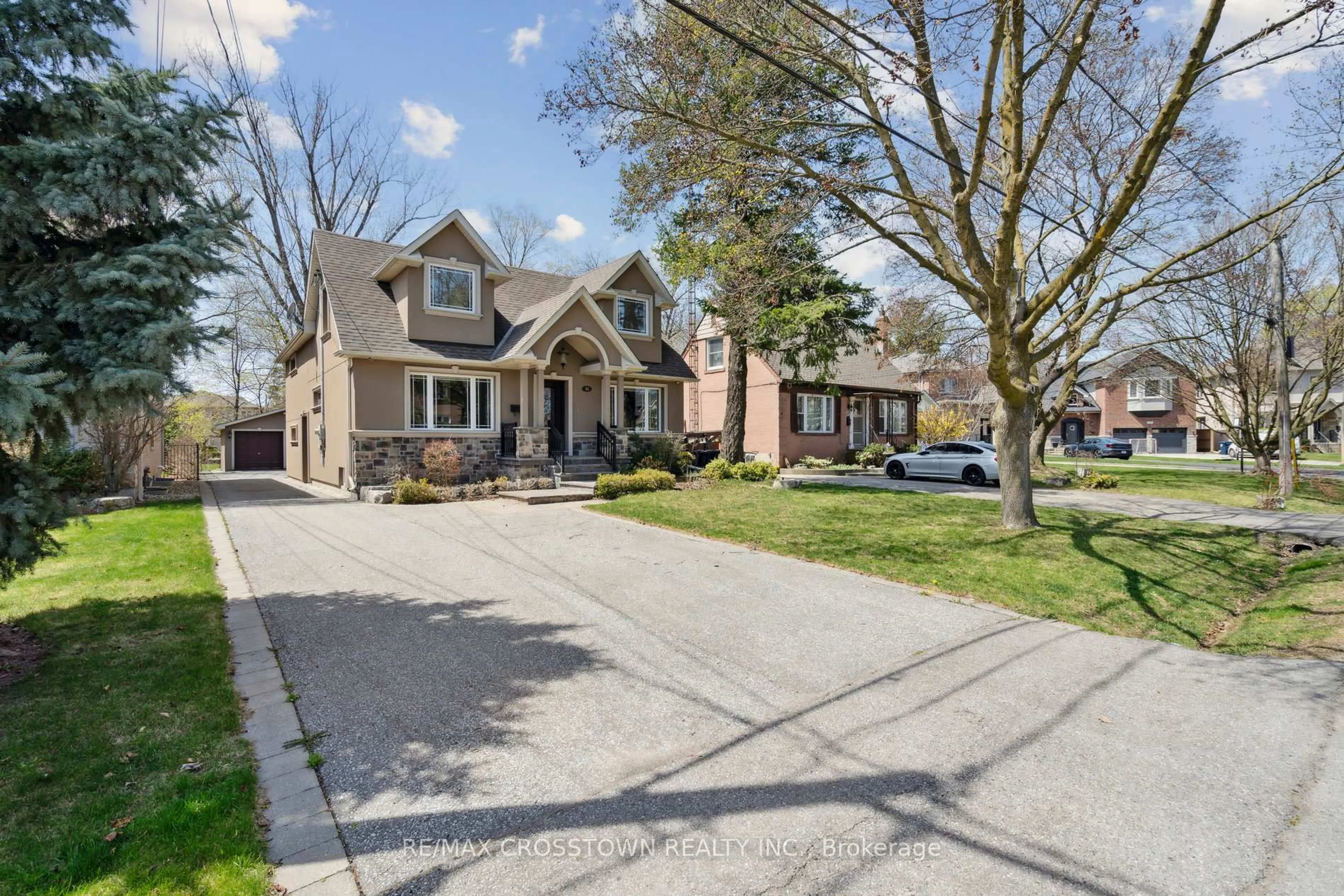Home with brick exterior material, street for 55 Westglen Cres, Toronto Ontario M9B 4R2