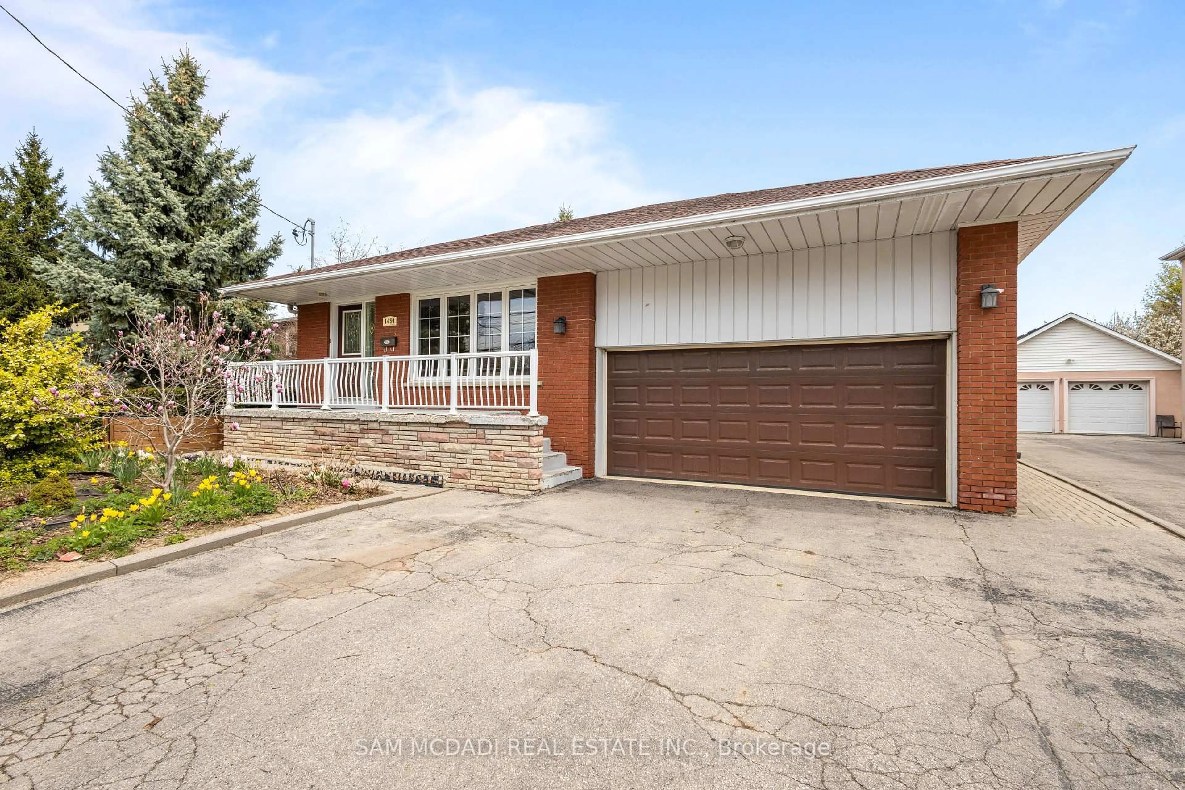 Home with brick exterior material, street for 1491 Royal York Rd, Toronto Ontario M9P 3B3