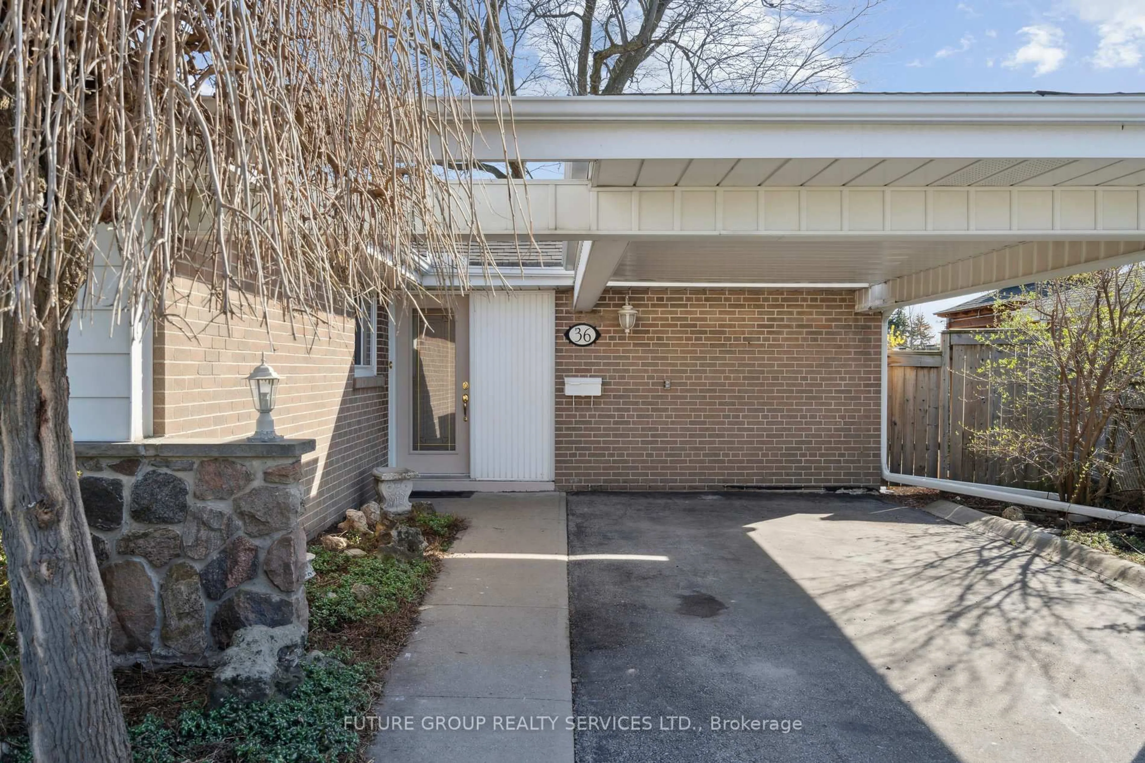 Home with brick exterior material, street for 36 Staveley Cres, Brampton Ontario L6W 2R9