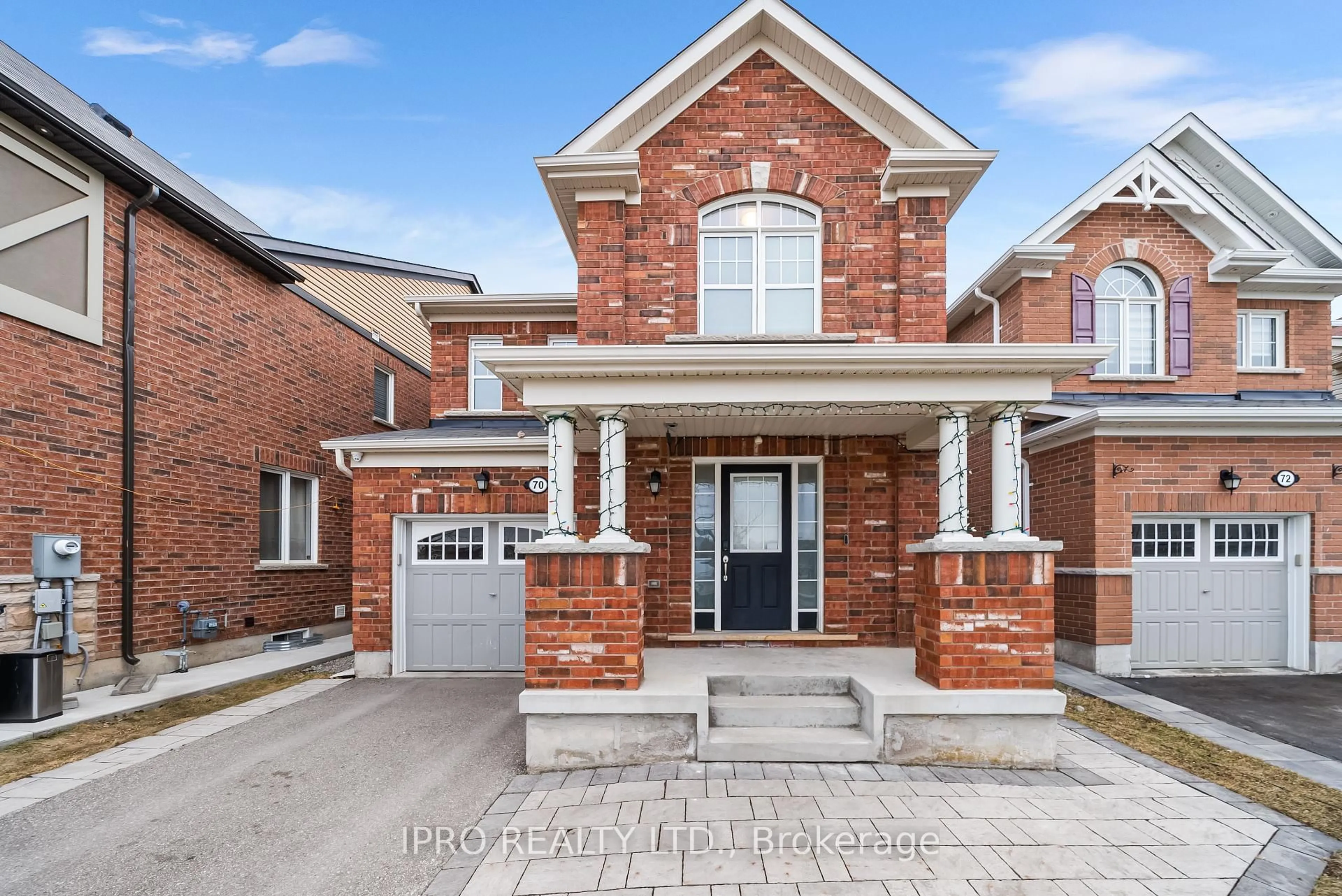 Home with brick exterior material, street for 70 Fenchurch Dr, Brampton Ontario L7A 4G9