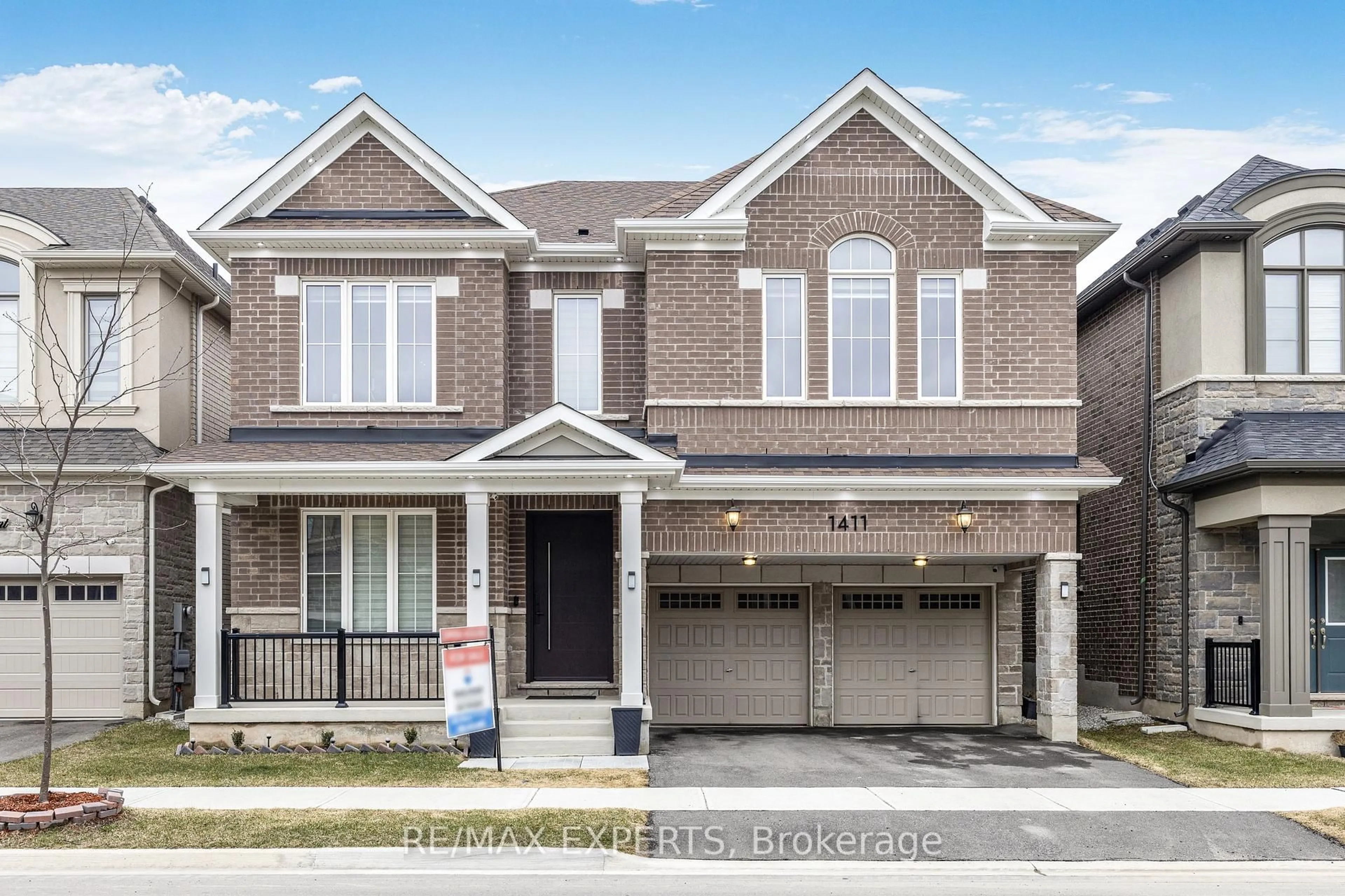 Home with brick exterior material, street for 1411 Lobelia Cres, Milton Ontario L9E 1X1
