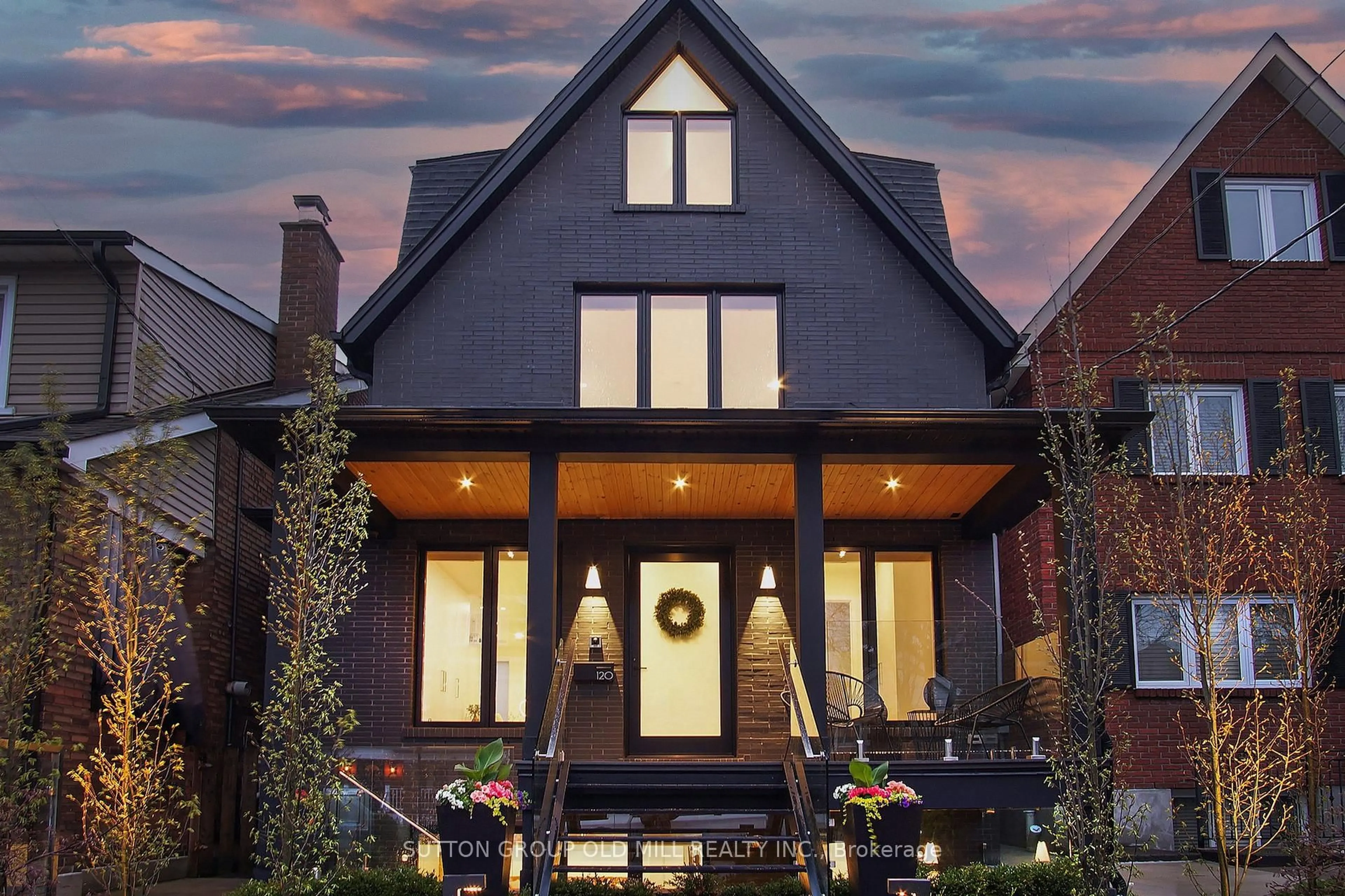 Home with brick exterior material, street for 120 Brookside Ave, Toronto Ontario M6S 4G9