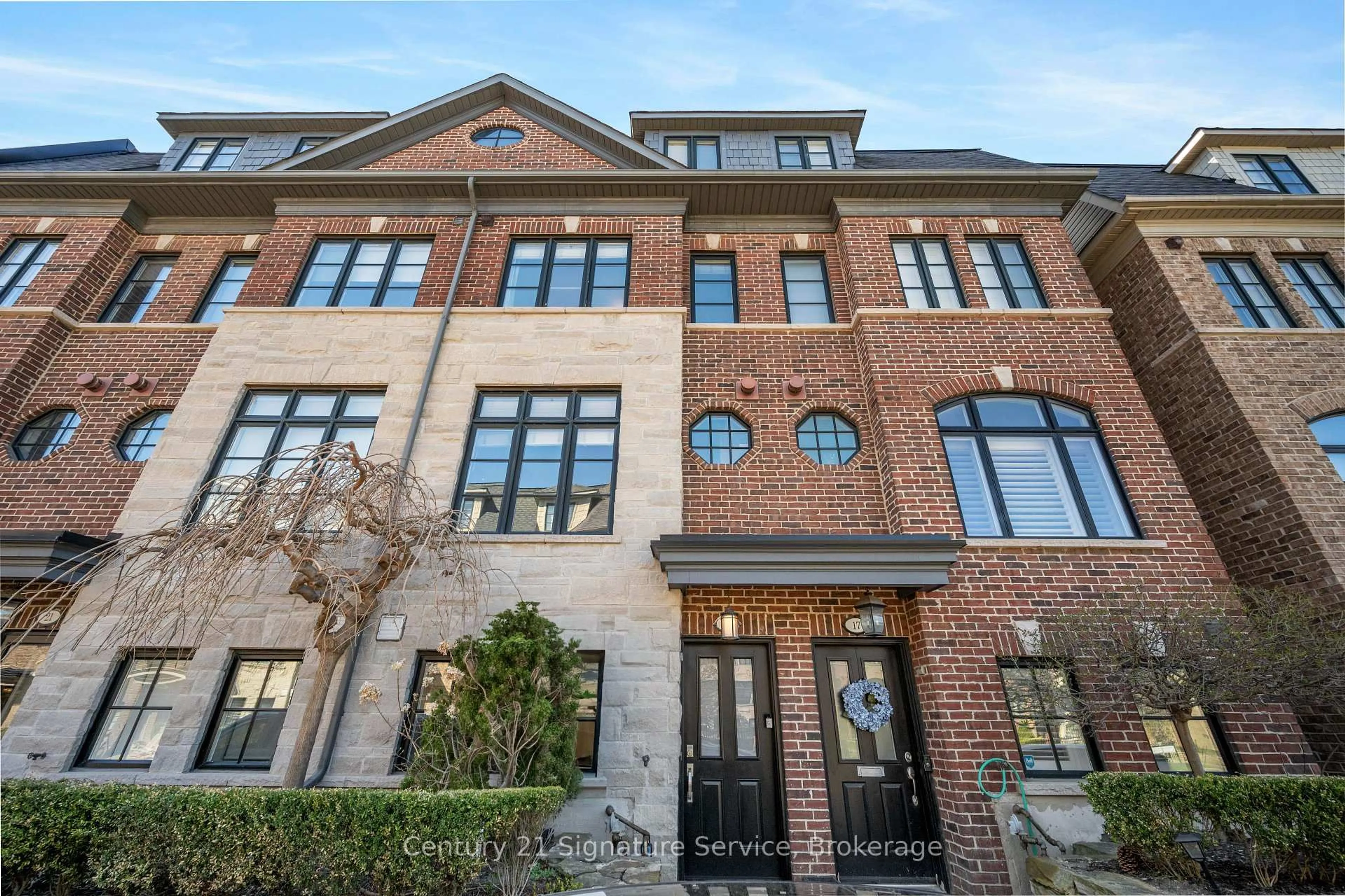 Home with brick exterior material, building for 19 Ruby Lang Lane, Toronto Ontario M8Z 0B8