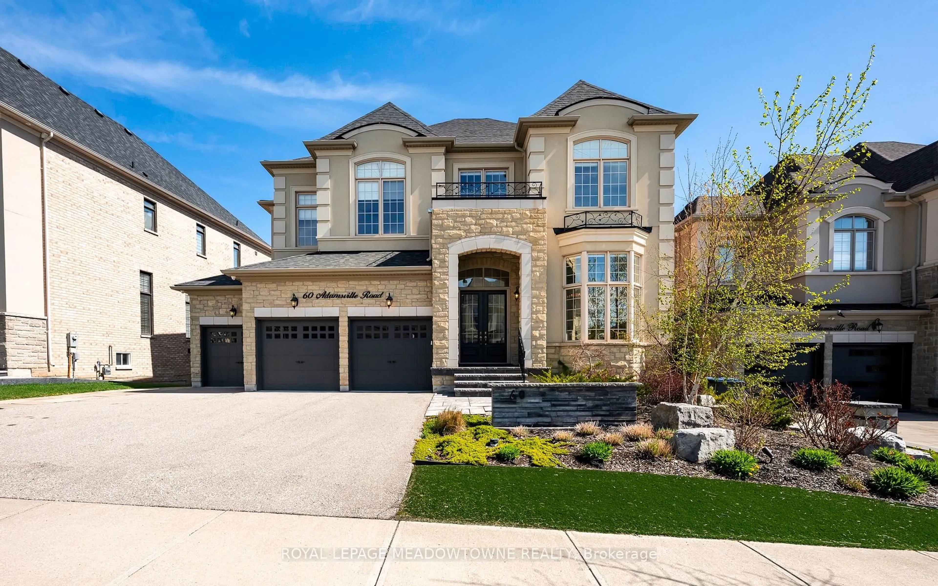 Home with brick exterior material, street for 60 Adamsville Rd, Brampton Ontario L6X 2X4