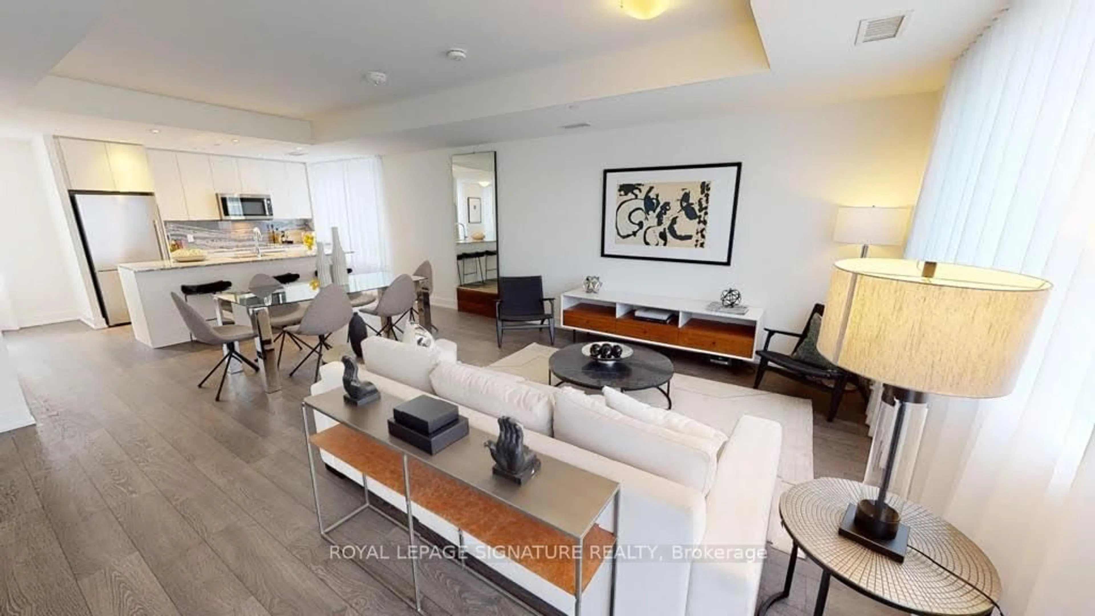 Living room with furniture, unknown for 5 Mabelle Ave #TH8, Toronto Ontario M9A 0C8