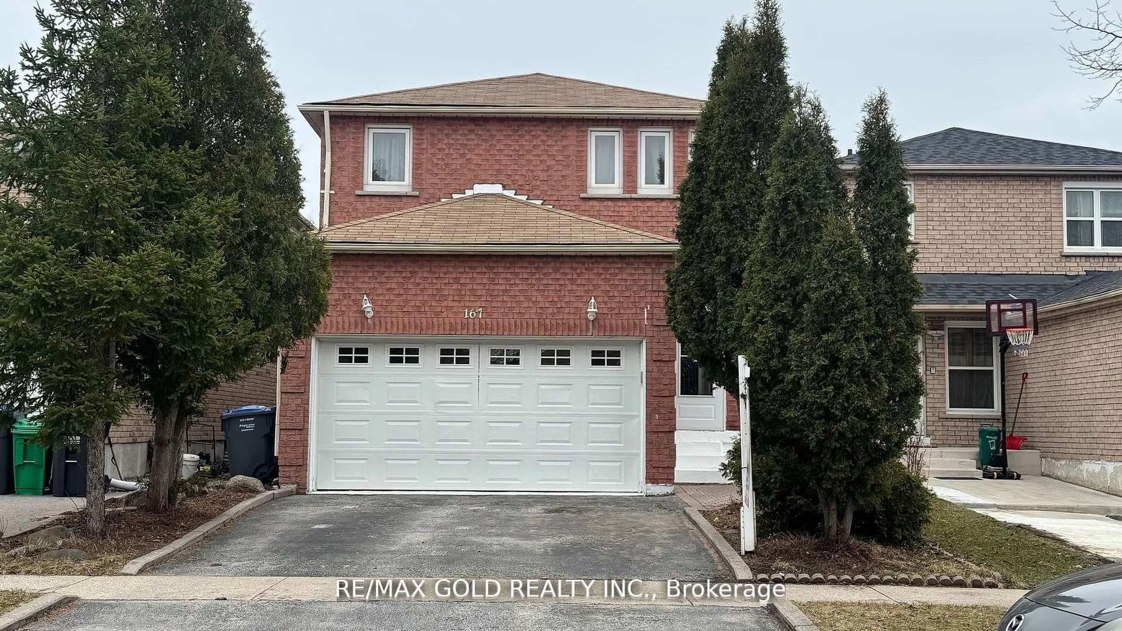 Home with brick exterior material, street for 167 Ecclestone Dr, Brampton Ontario L6X 3R1