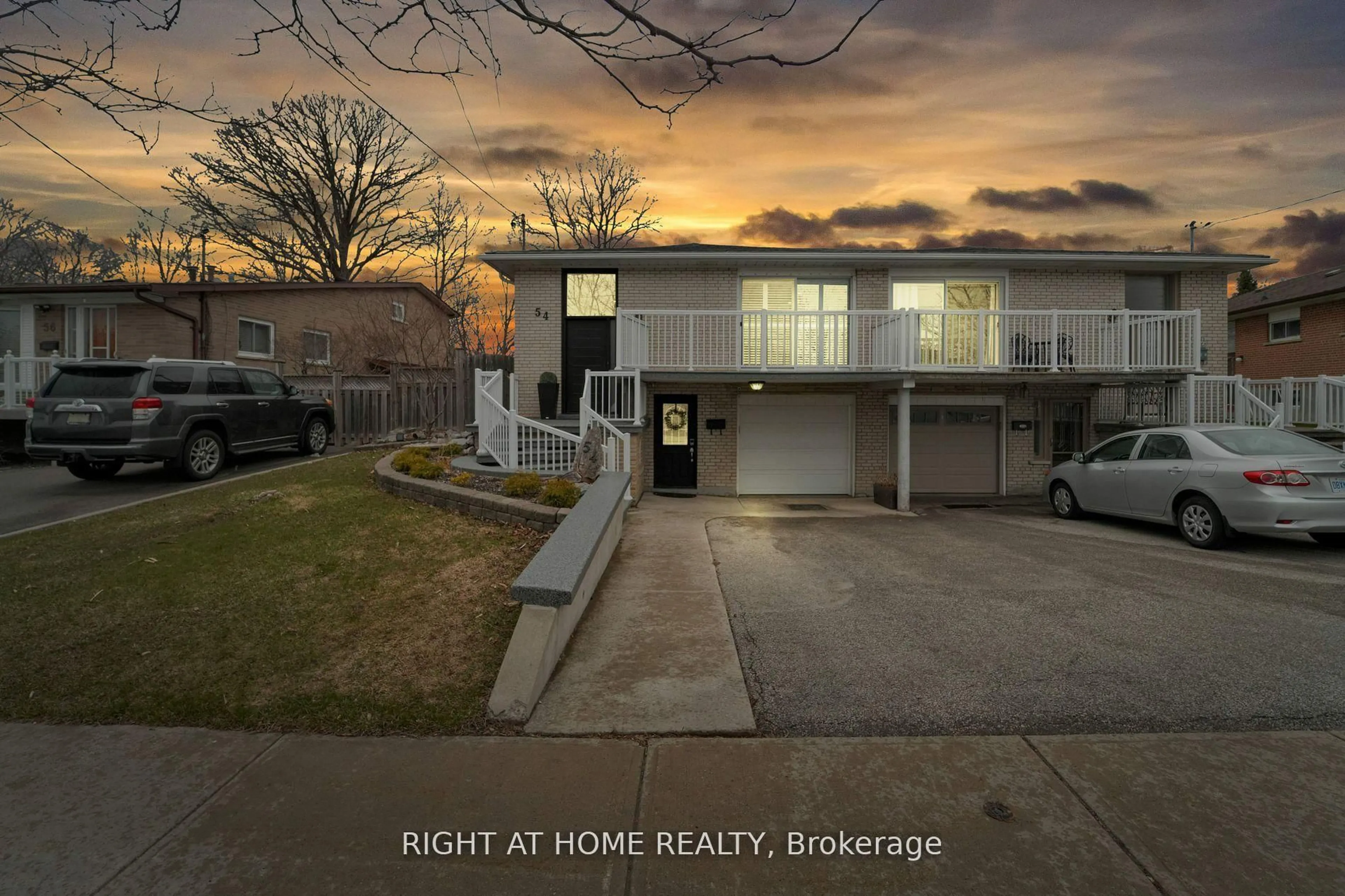 A pic from outside/outdoor area/front of a property/back of a property/a pic from drone, street for 54 Primula Cres, Toronto Ontario M9L 1K2