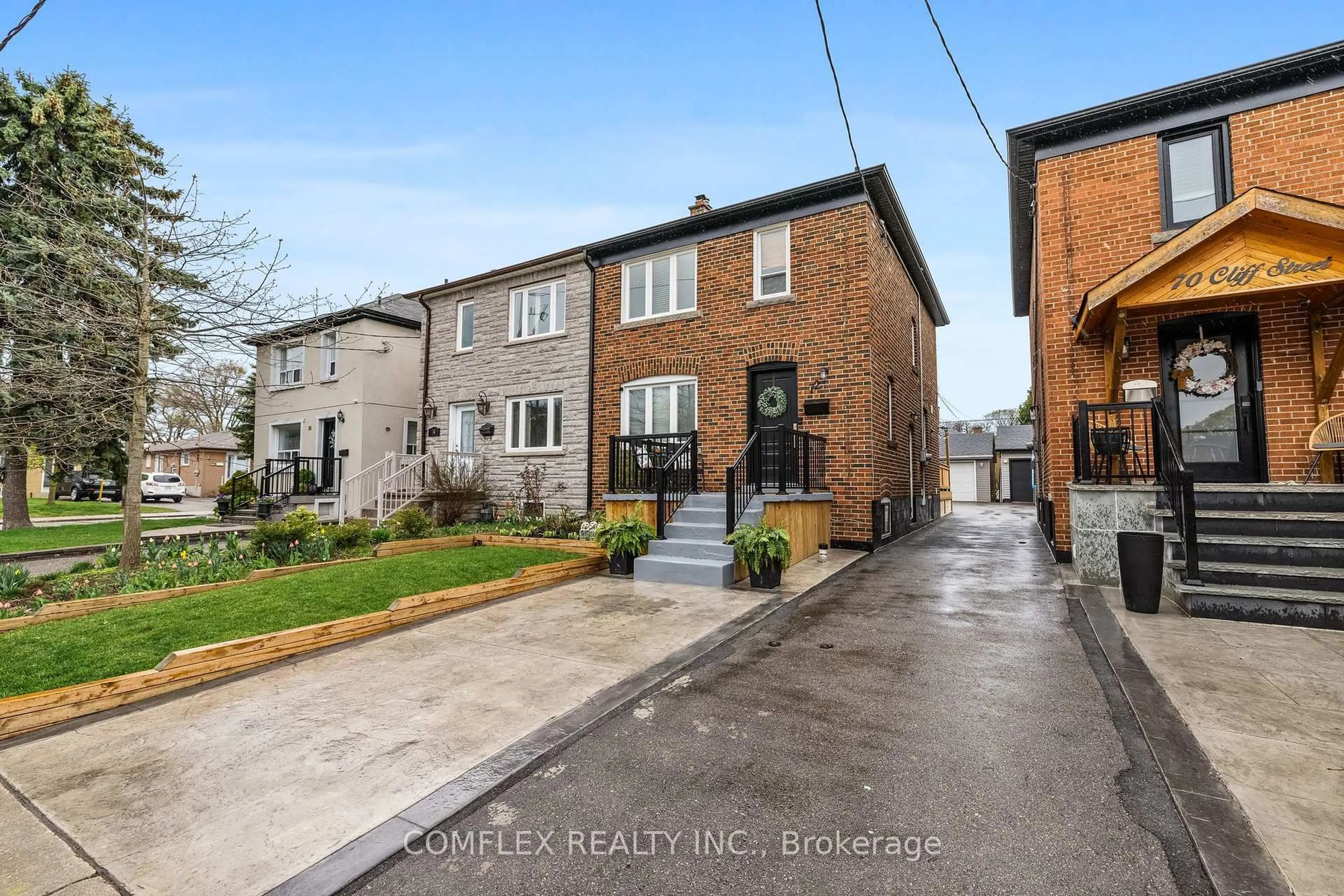 Home with brick exterior material, street for 72 Cliff St, Toronto Ontario M6N 4M1