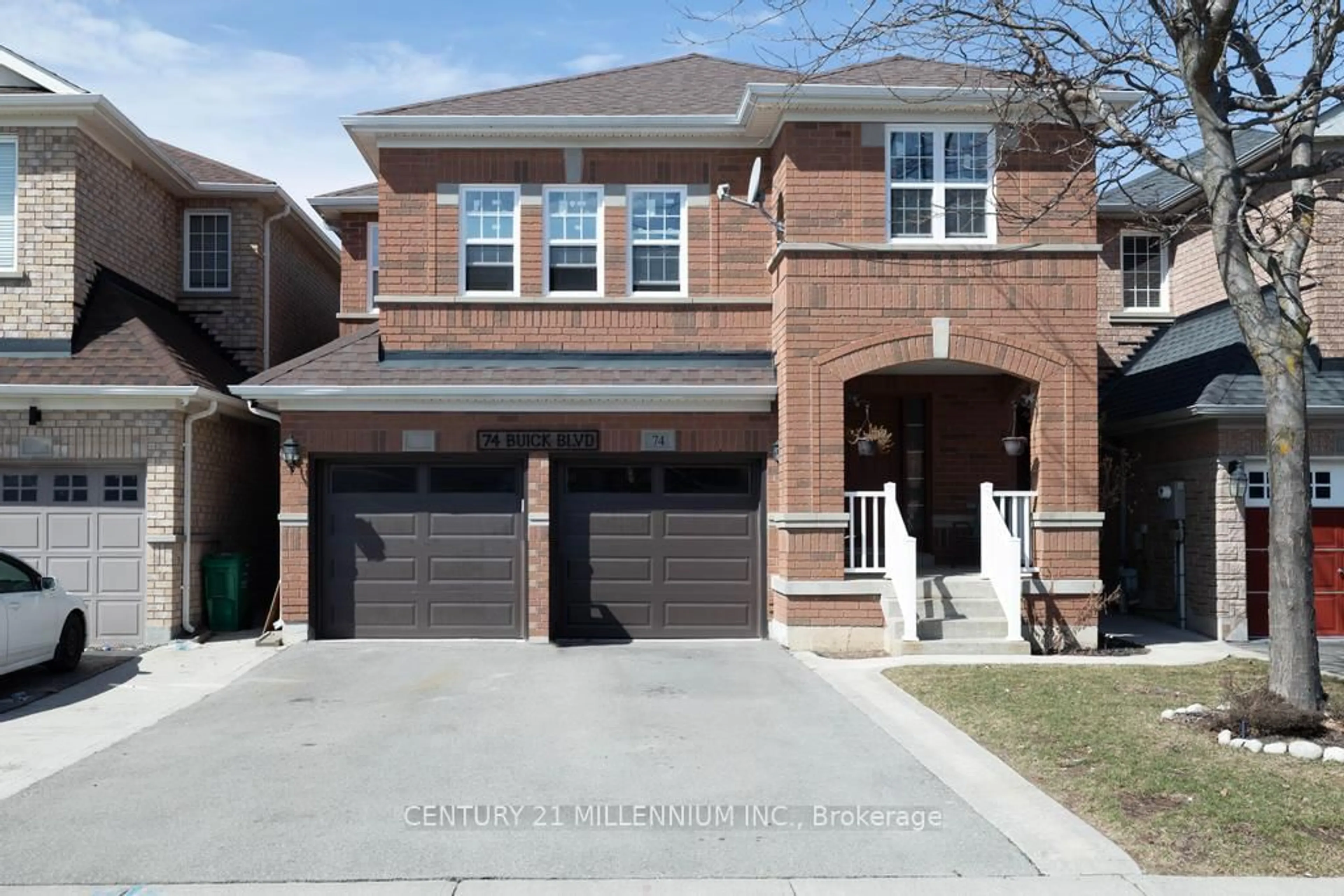 Home with brick exterior material, street for 74 Buick Blvd, Brampton Ontario L7A 3X7