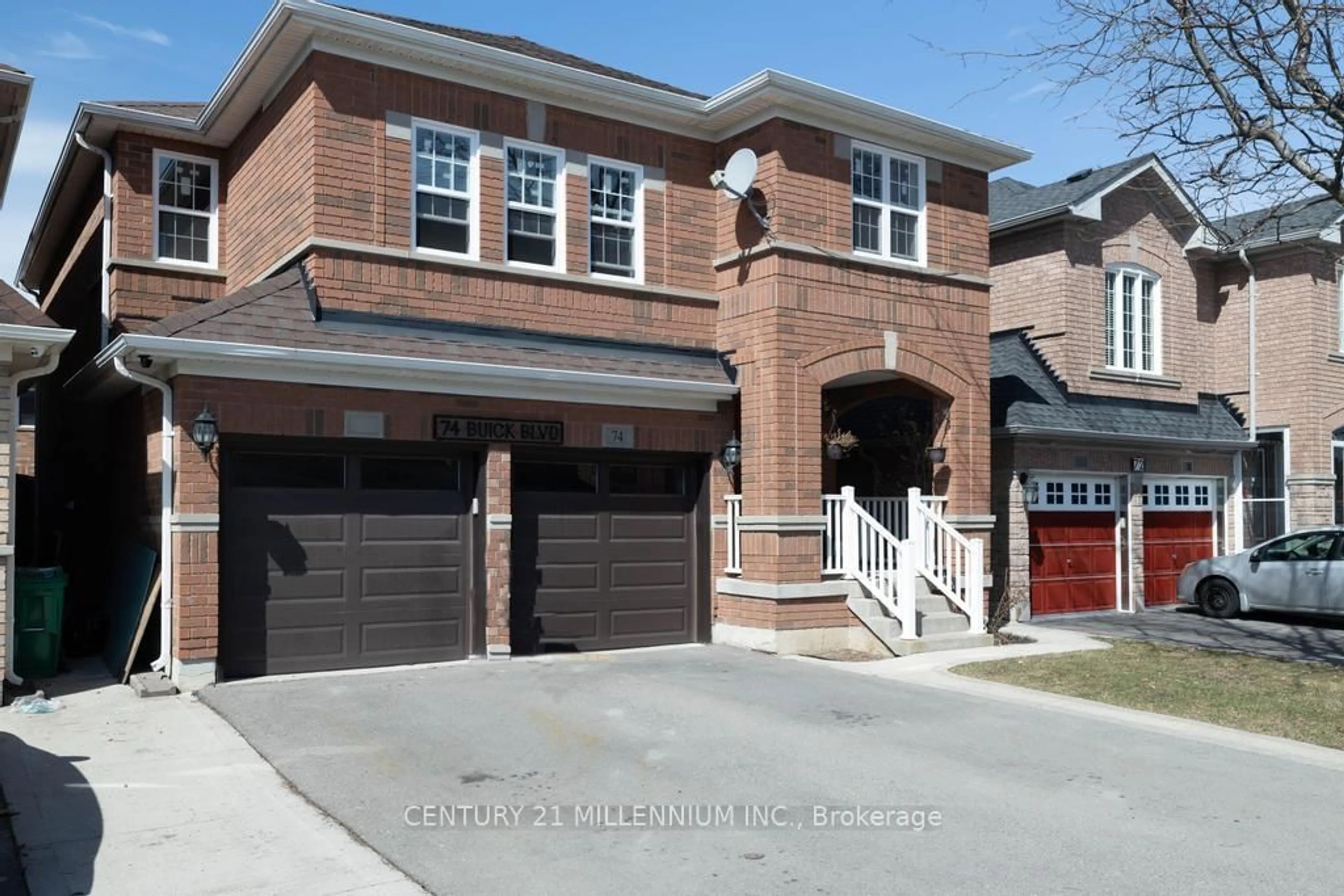 Home with brick exterior material, street for 74 Buick Blvd, Brampton Ontario L7A 3X7