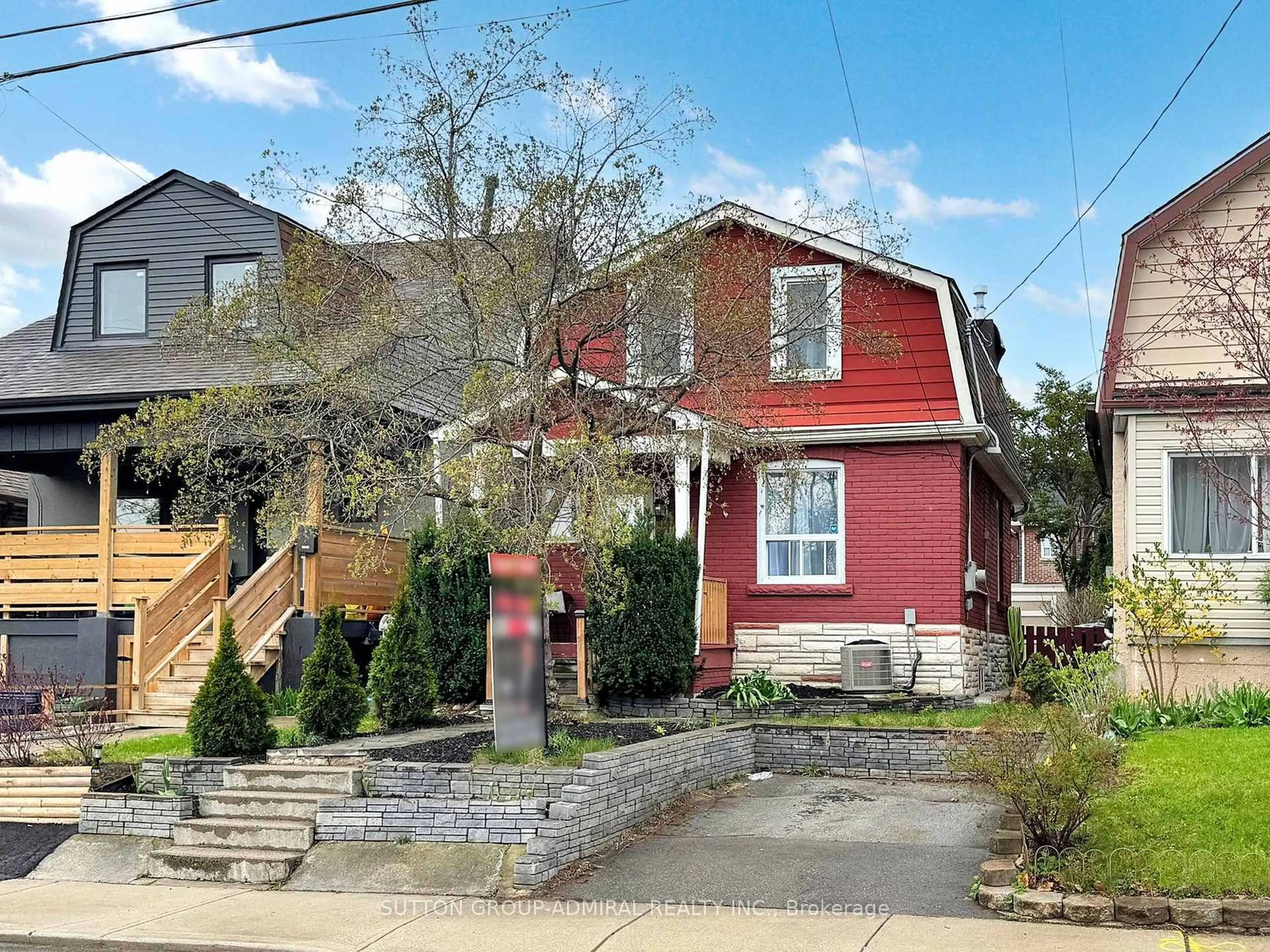 Home with brick exterior material, street for 13 Rutherford Ave, Toronto Ontario M6M 2C5