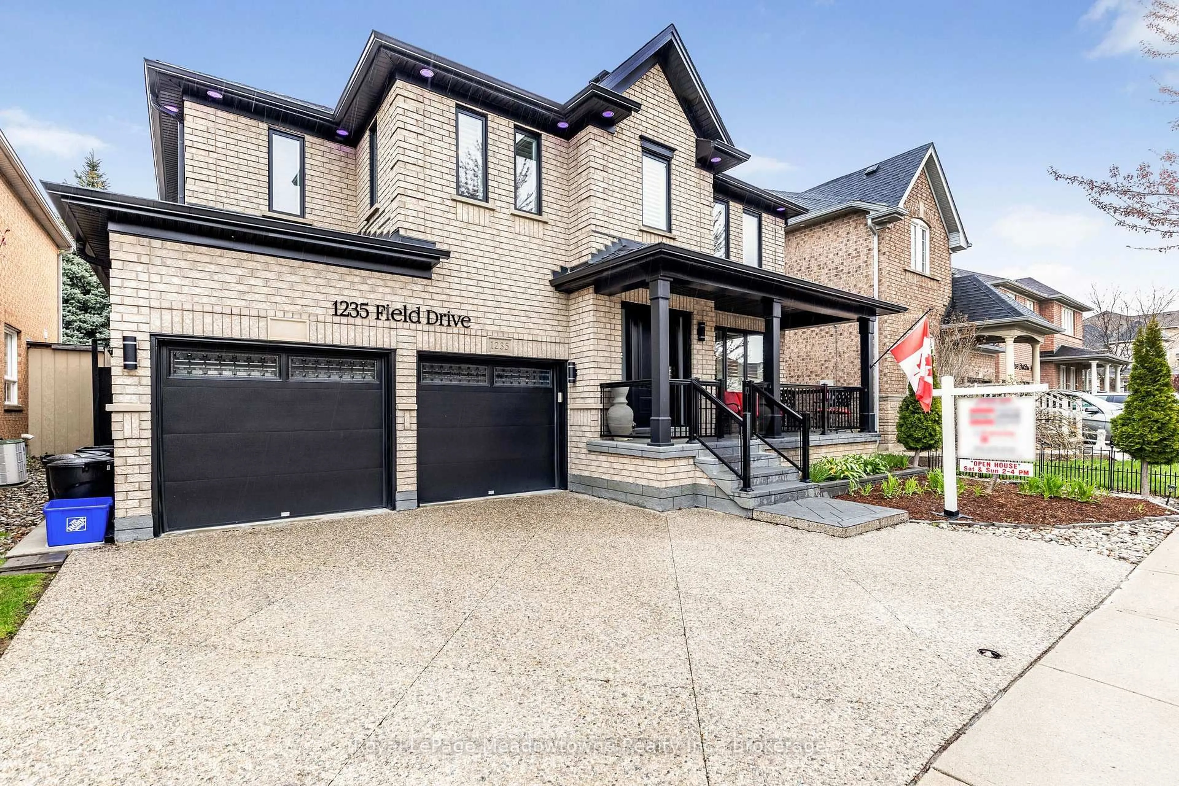 Home with brick exterior material, street for 1235 Field Dr, Milton Ontario L9T 6G4