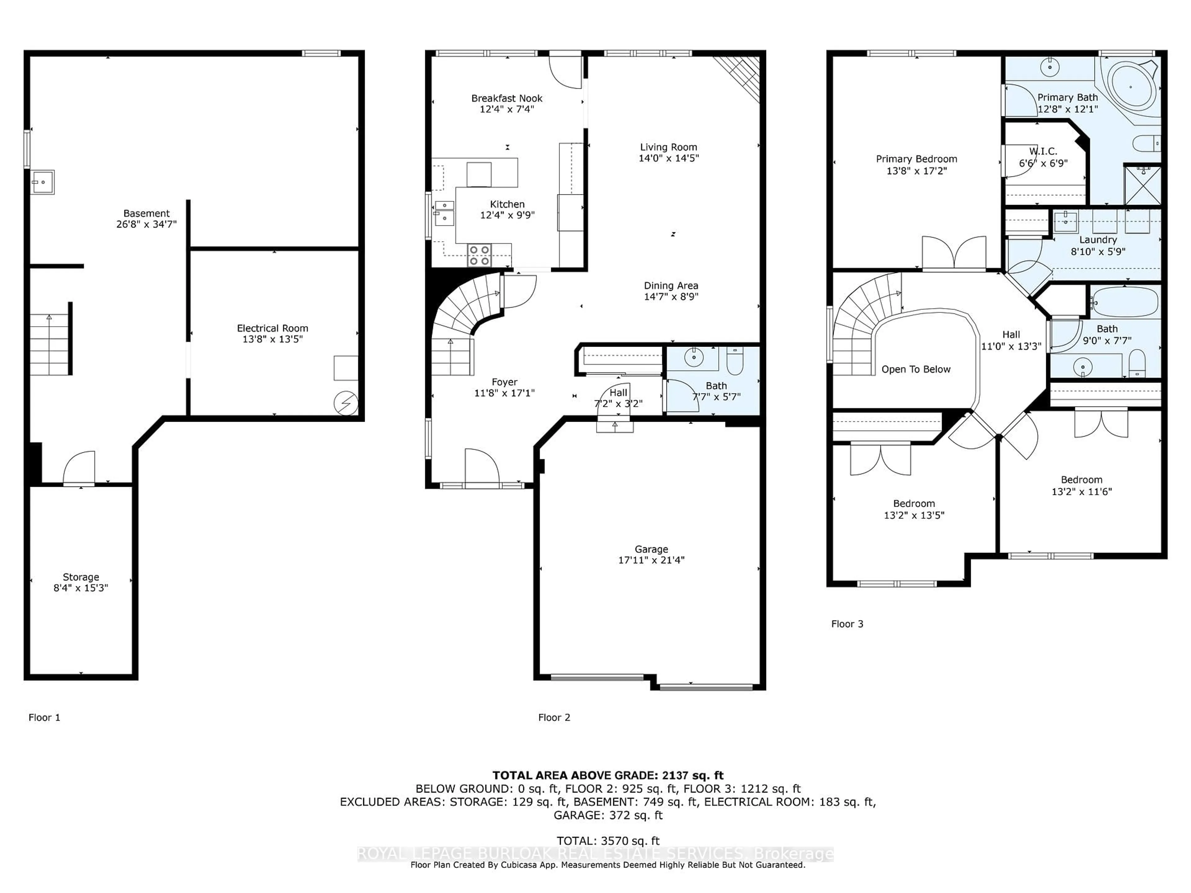 Floor plan for 1148 Westhaven Dr, Burlington Ontario L7P 5B3
