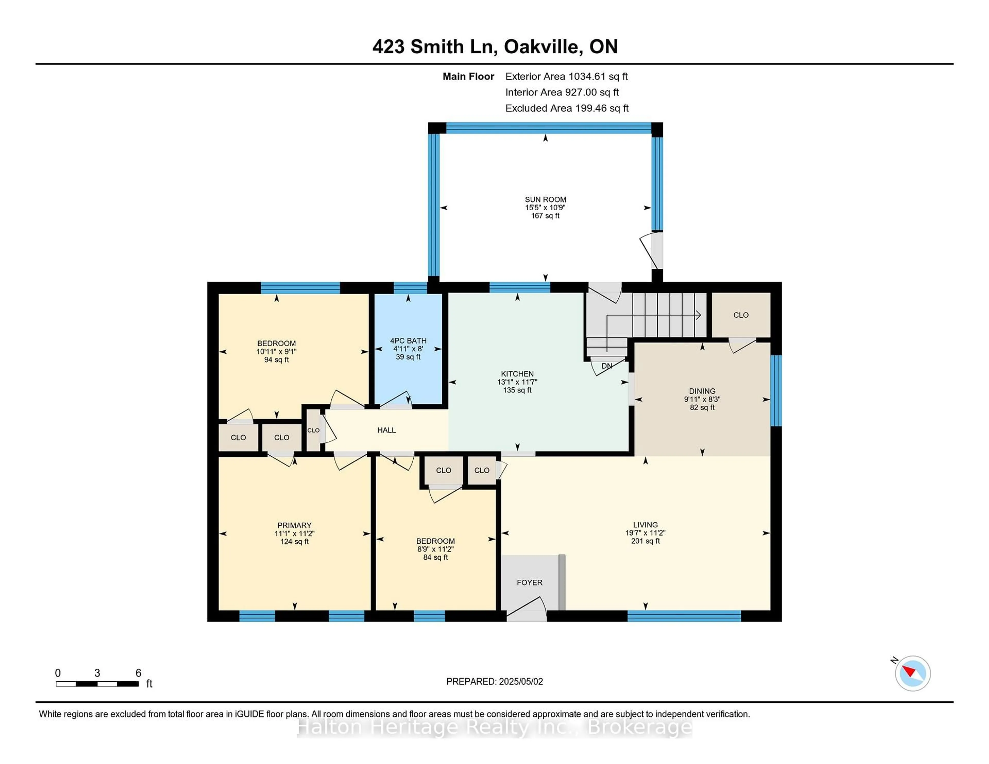 Floor plan for 423 Smith Lane, Oakville Ontario L6L 4X1