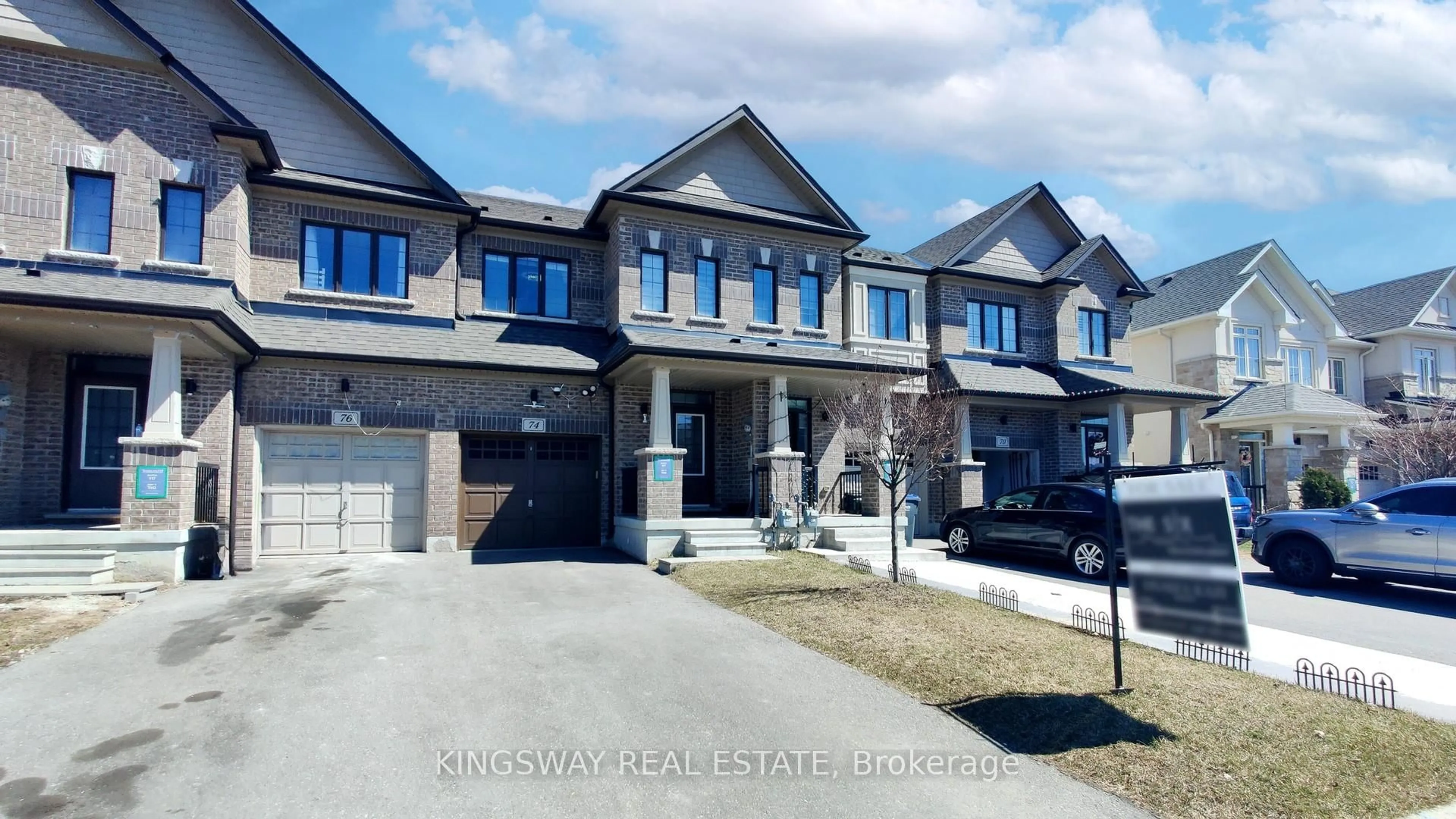 Home with brick exterior material, street for 74 Doris Pawley Cres, Caledon Ontario L7C 3M8