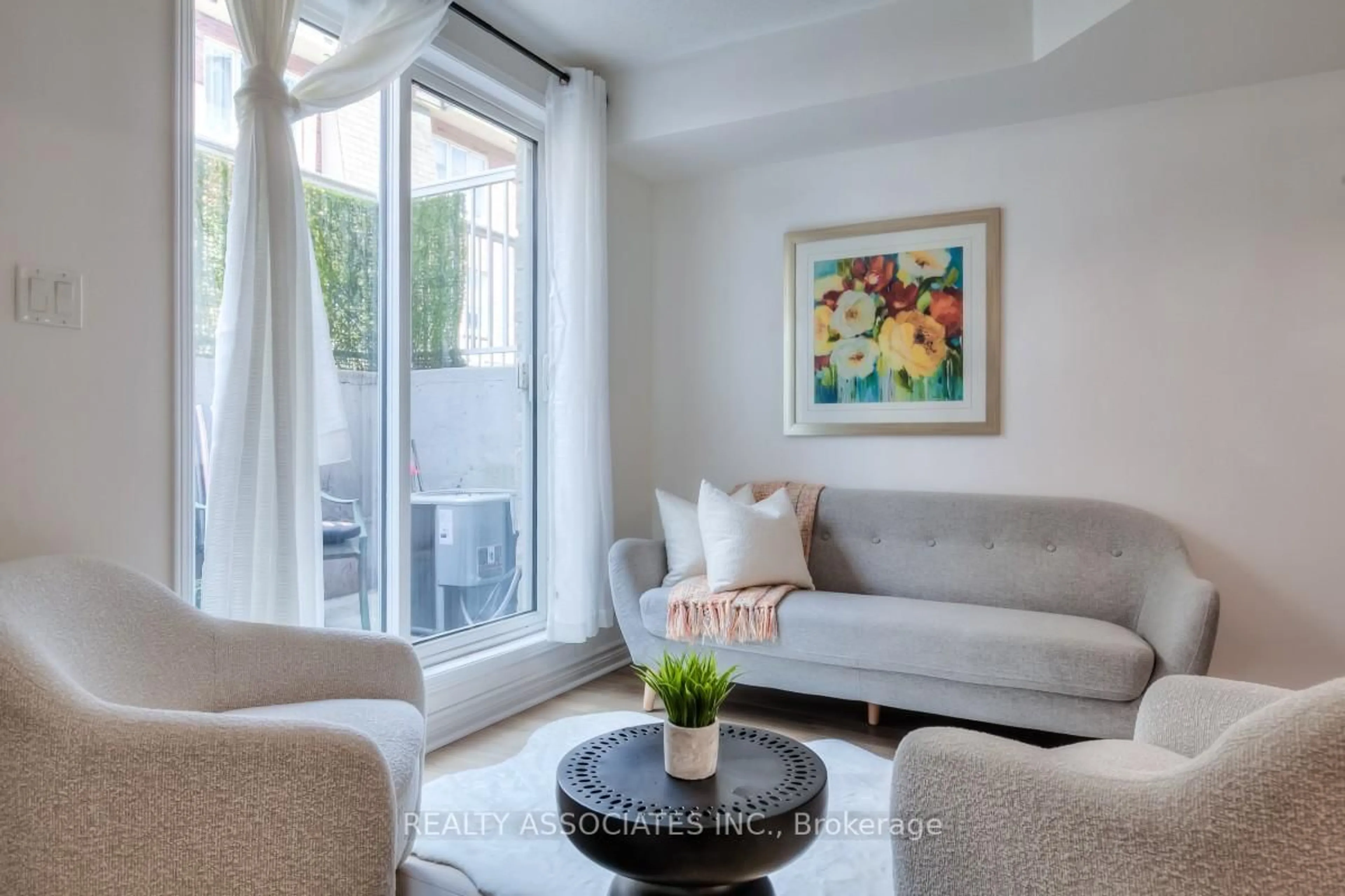 Living room with furniture, unknown for 31 Foundry Ave #26, Toronto Ontario M6H 4K7