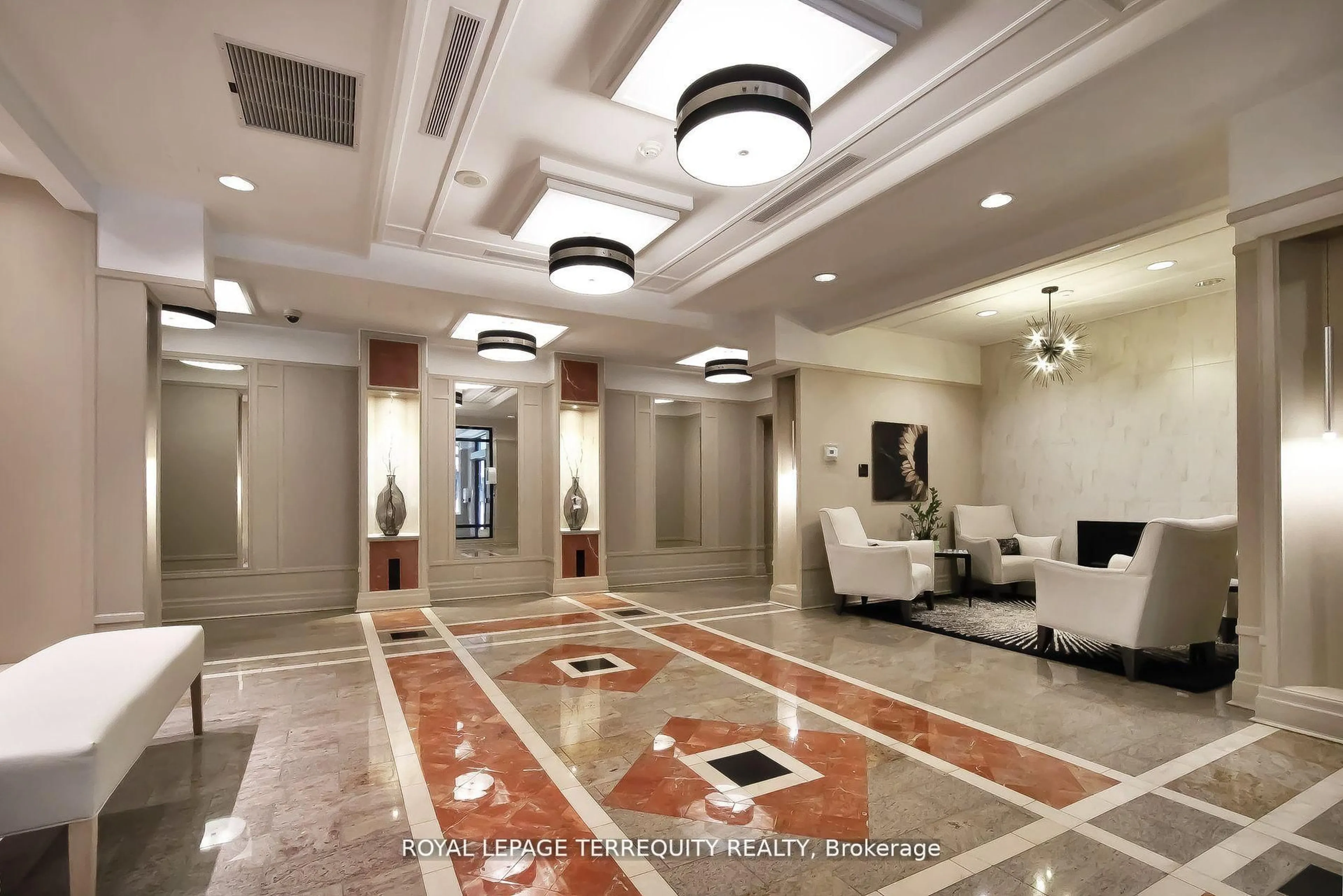 Lobby for 2 Aberfoyle Cres #1201, Toronto Ontario M8X 2Z8