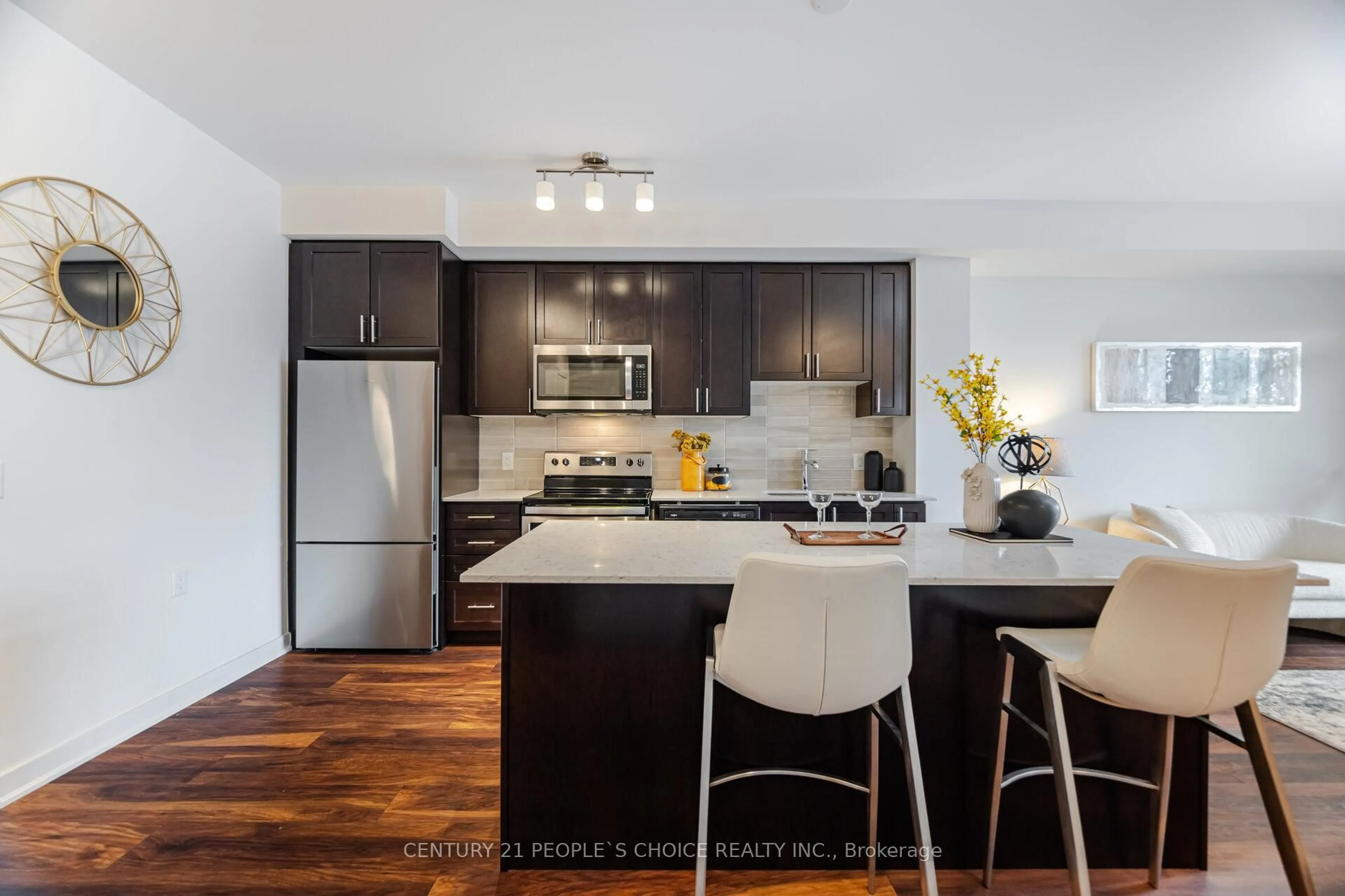 Open concept kitchen, unknown for 340 Plains Rd #504, Burlington Ontario L7T 0C2