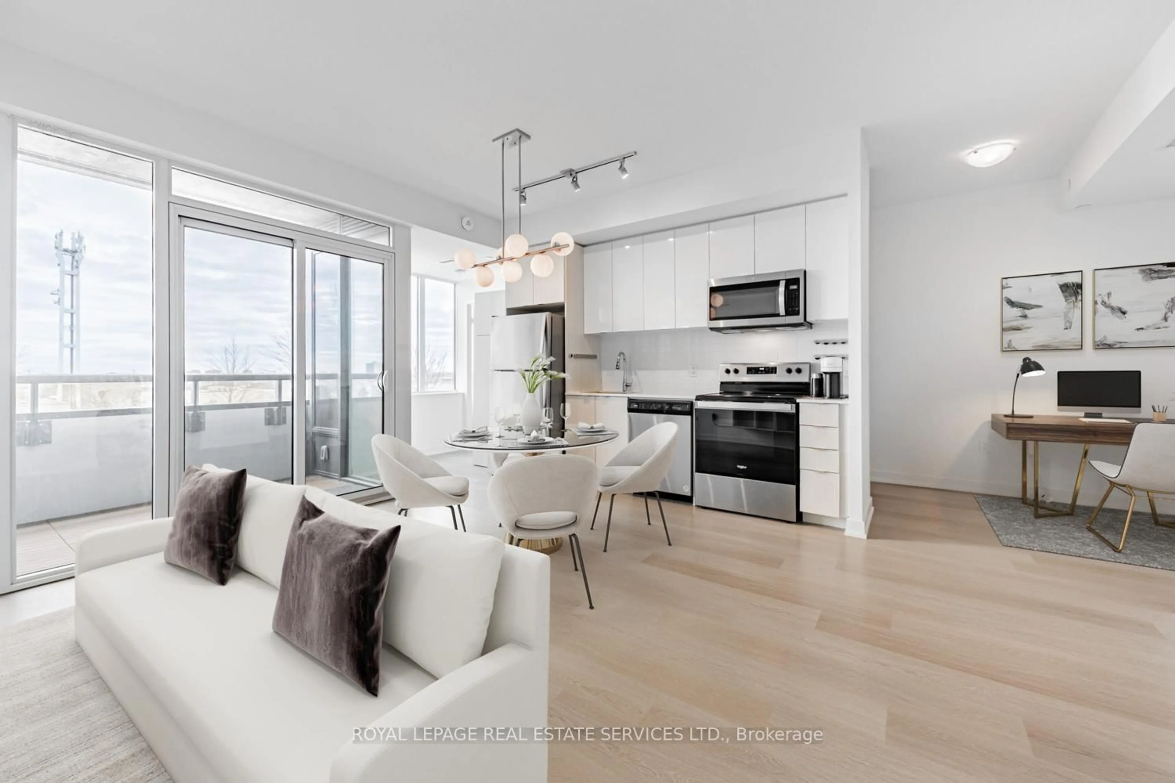 Open concept kitchen, unknown for 859 The Queensway N/A #313, Toronto Ontario M8Z 1N8