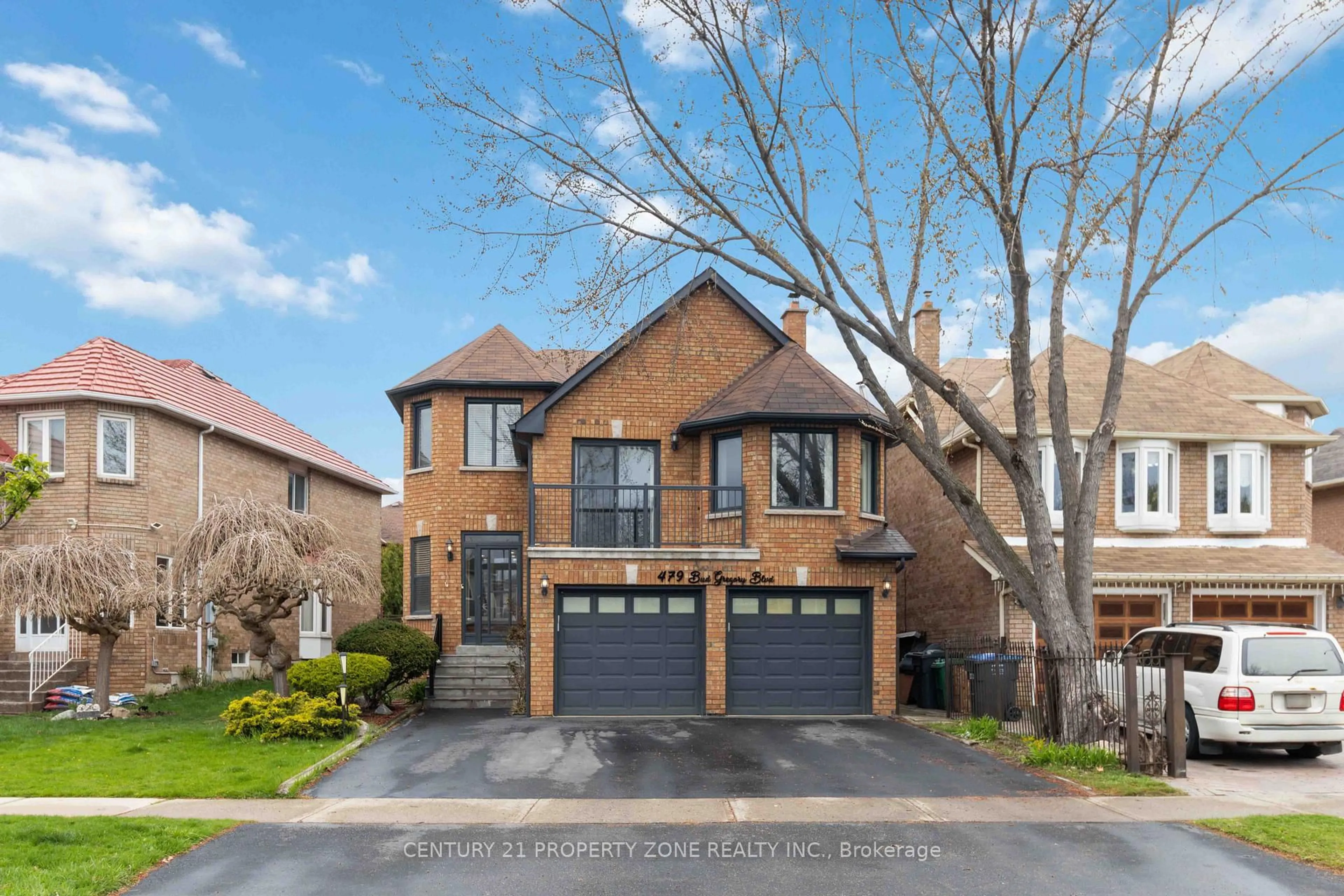 Home with brick exterior material, street for 479 Bud Gregory Blvd, Mississauga Ontario L4Z 2K6