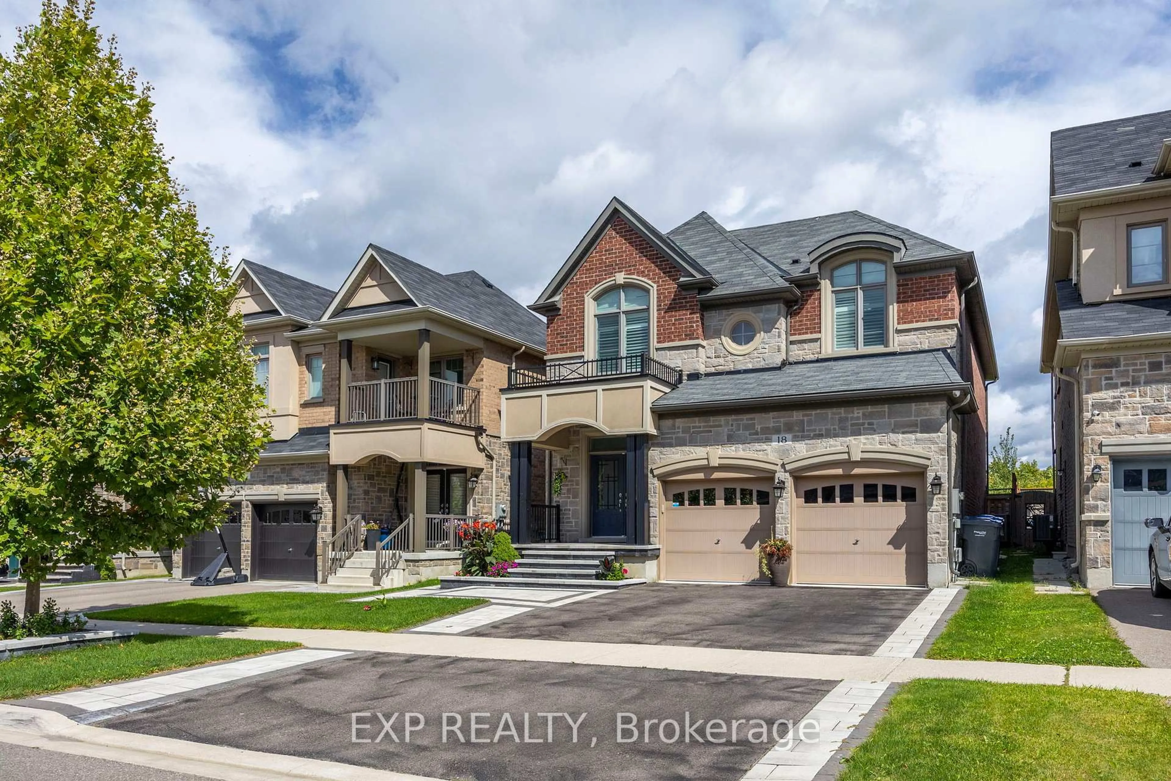 Home with brick exterior material, street for 18 Prairie Creek Cres, Brampton Ontario L6Y 6C9