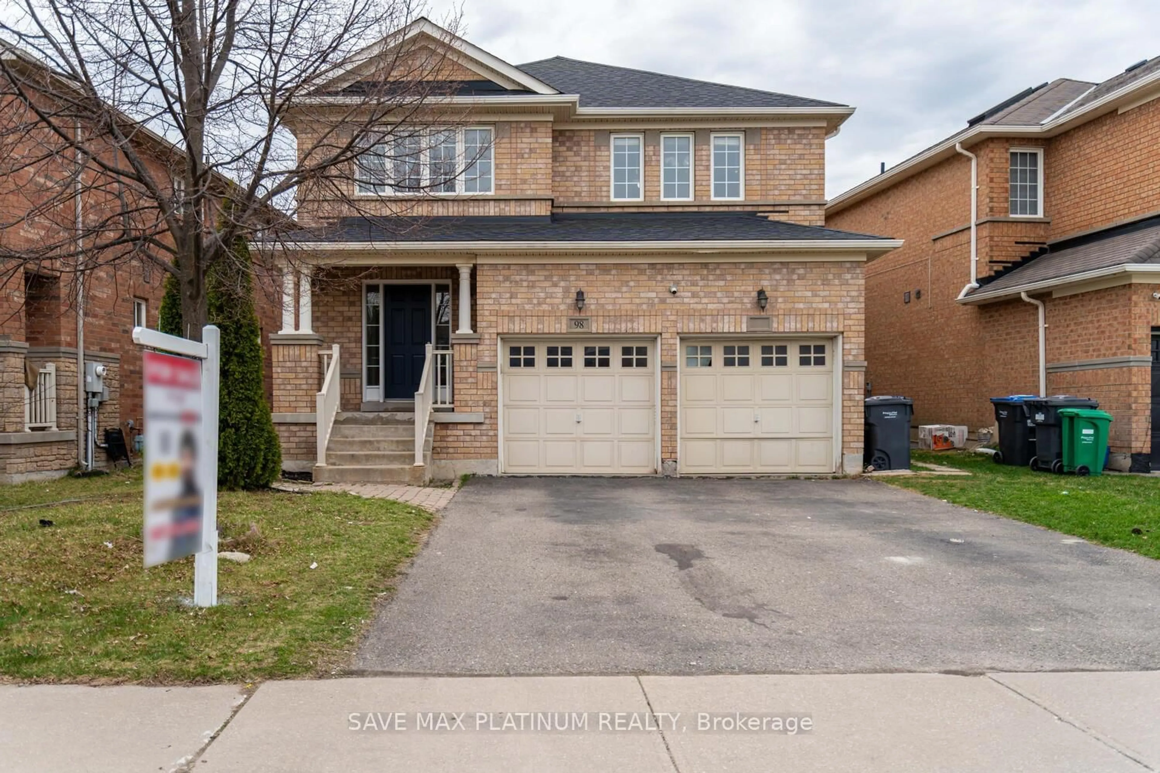 Home with brick exterior material, street for 98 Crown Victoria Dr, Brampton Ontario L7A 3X6