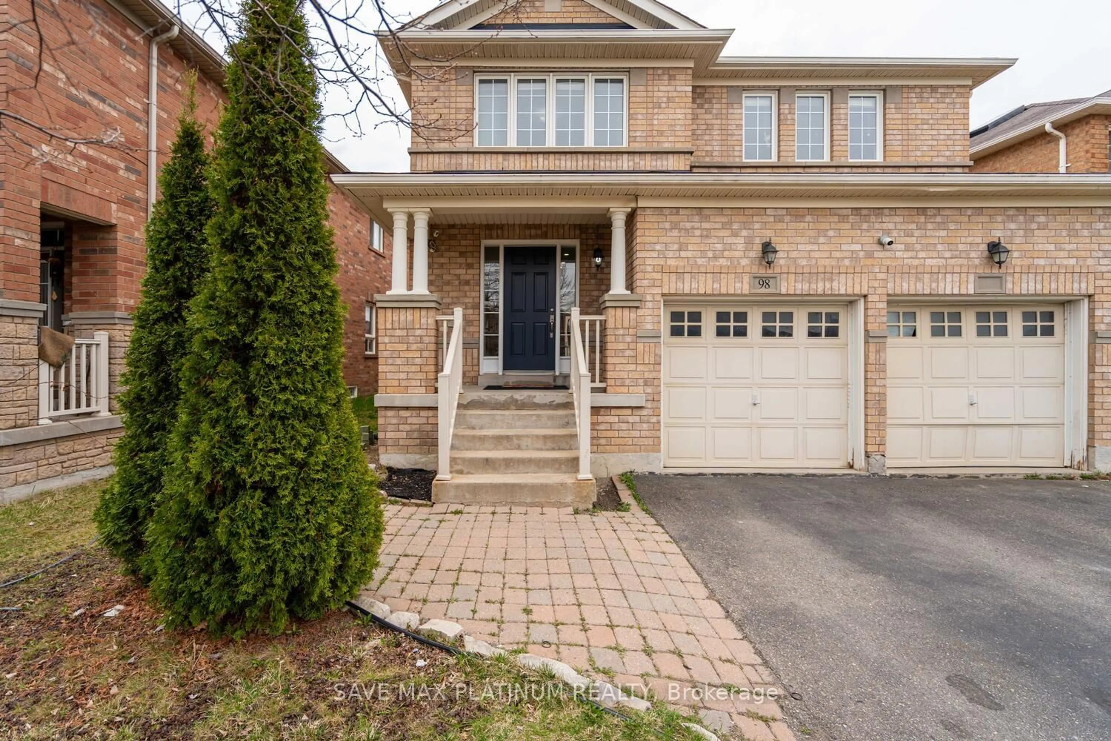 Home with brick exterior material, street for 98 Crown Victoria Dr, Brampton Ontario L7A 3X6