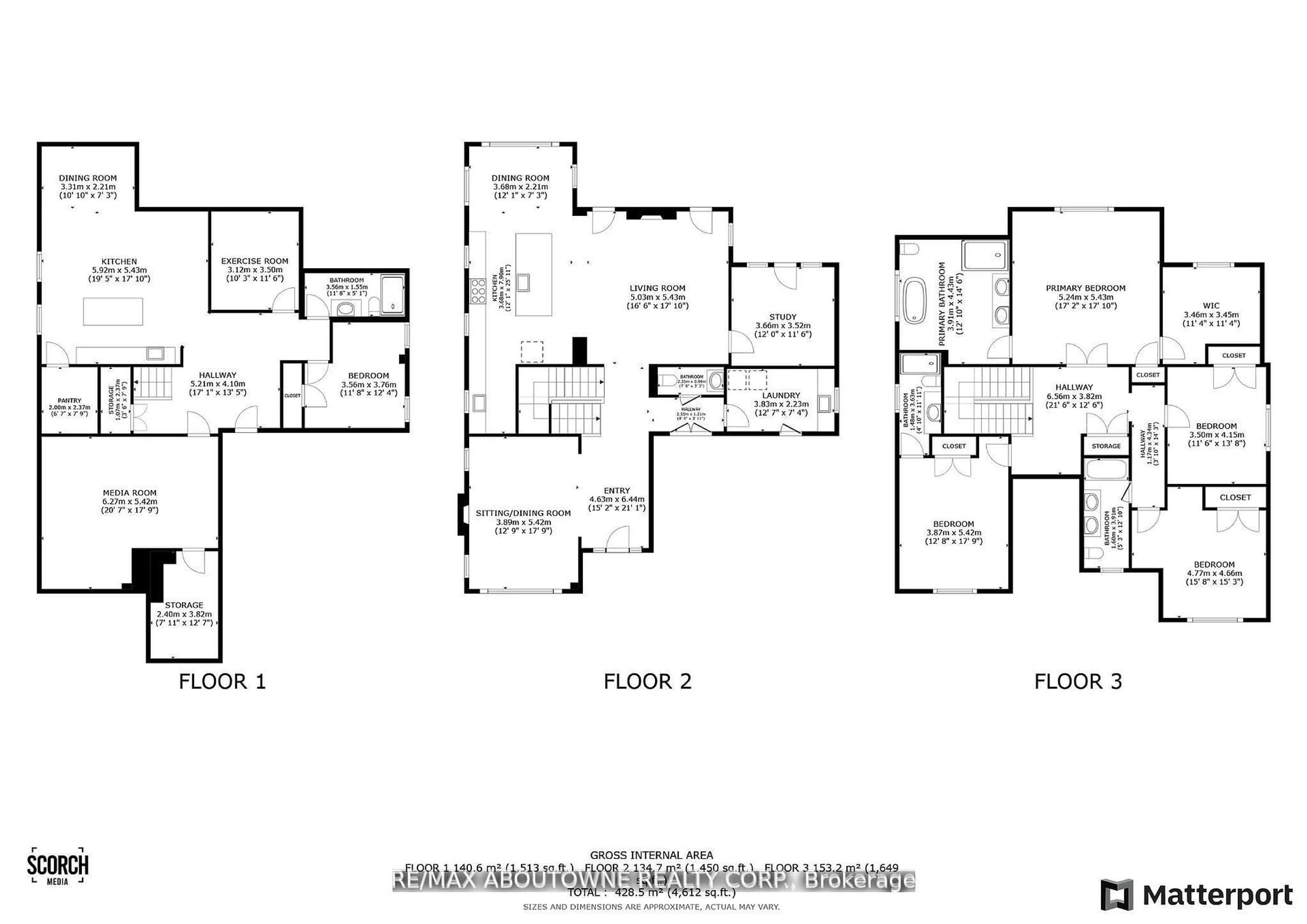 Floor plan for 265 Woodale Ave, Oakville Ontario L6K 2N3
