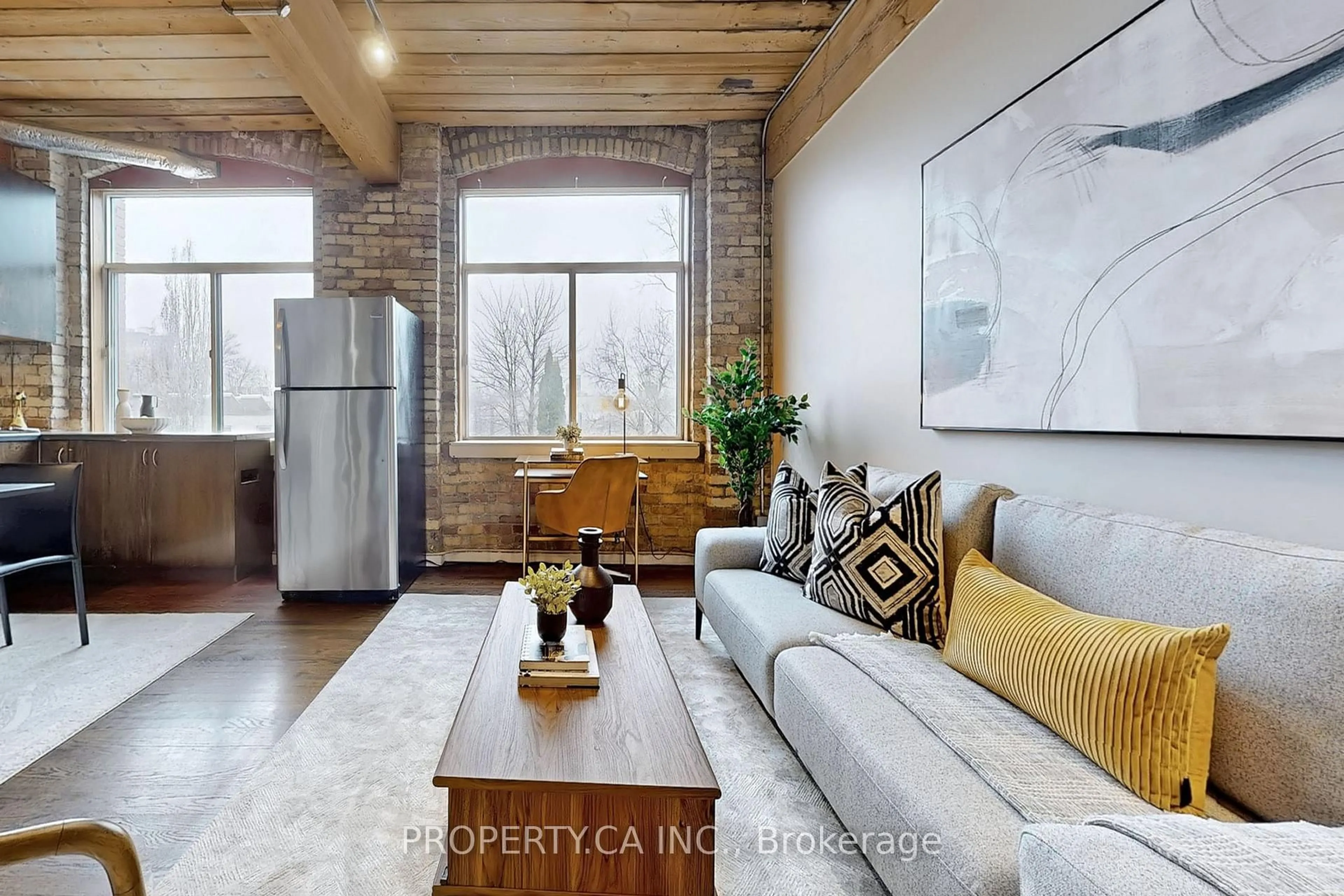 Living room with furniture, unknown for 24 Noble St #210, Toronto Ontario M6K 2C8