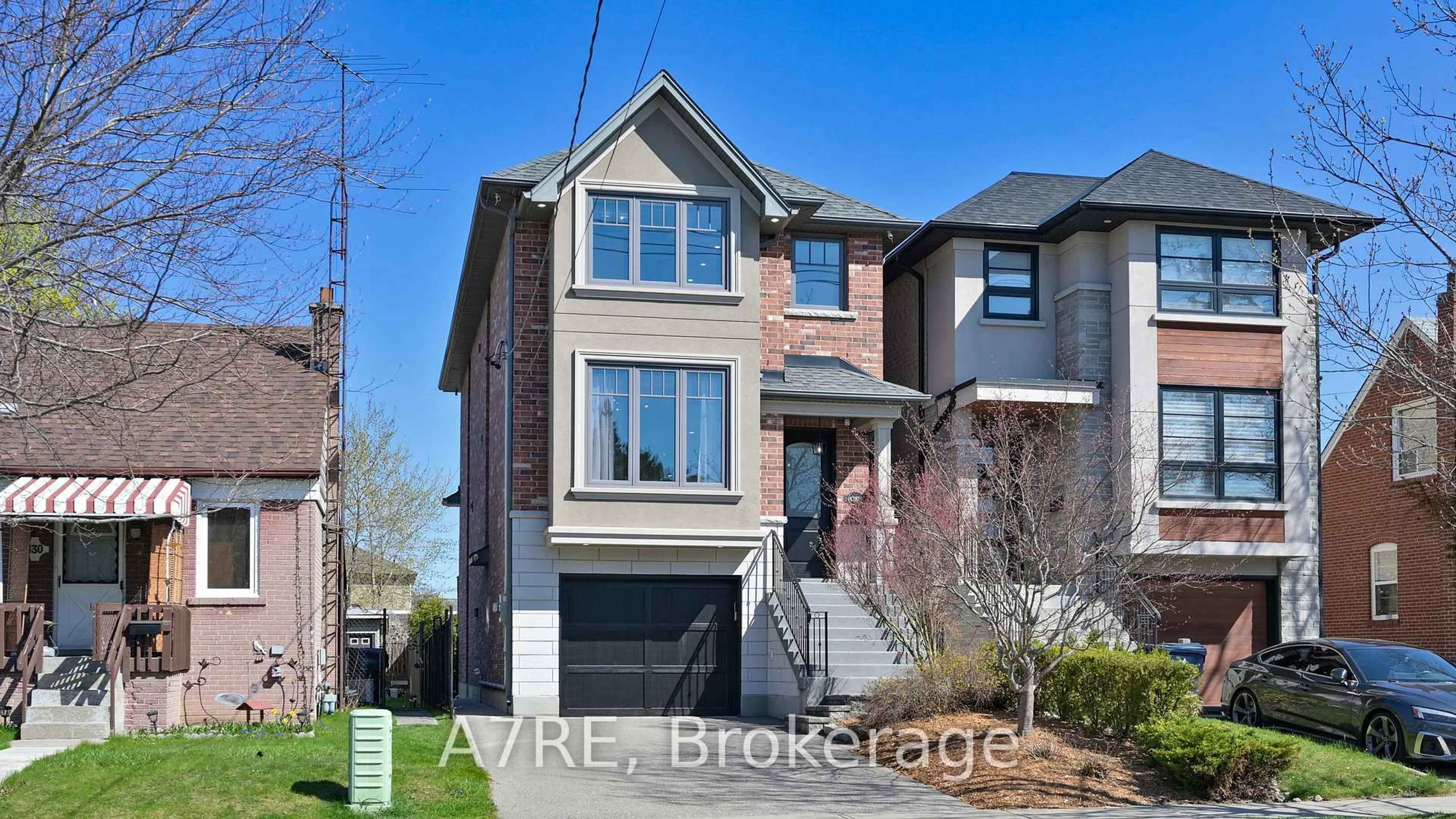 Home with brick exterior material, street for 428B Valermo Dr, Toronto Ontario M8W 2L9