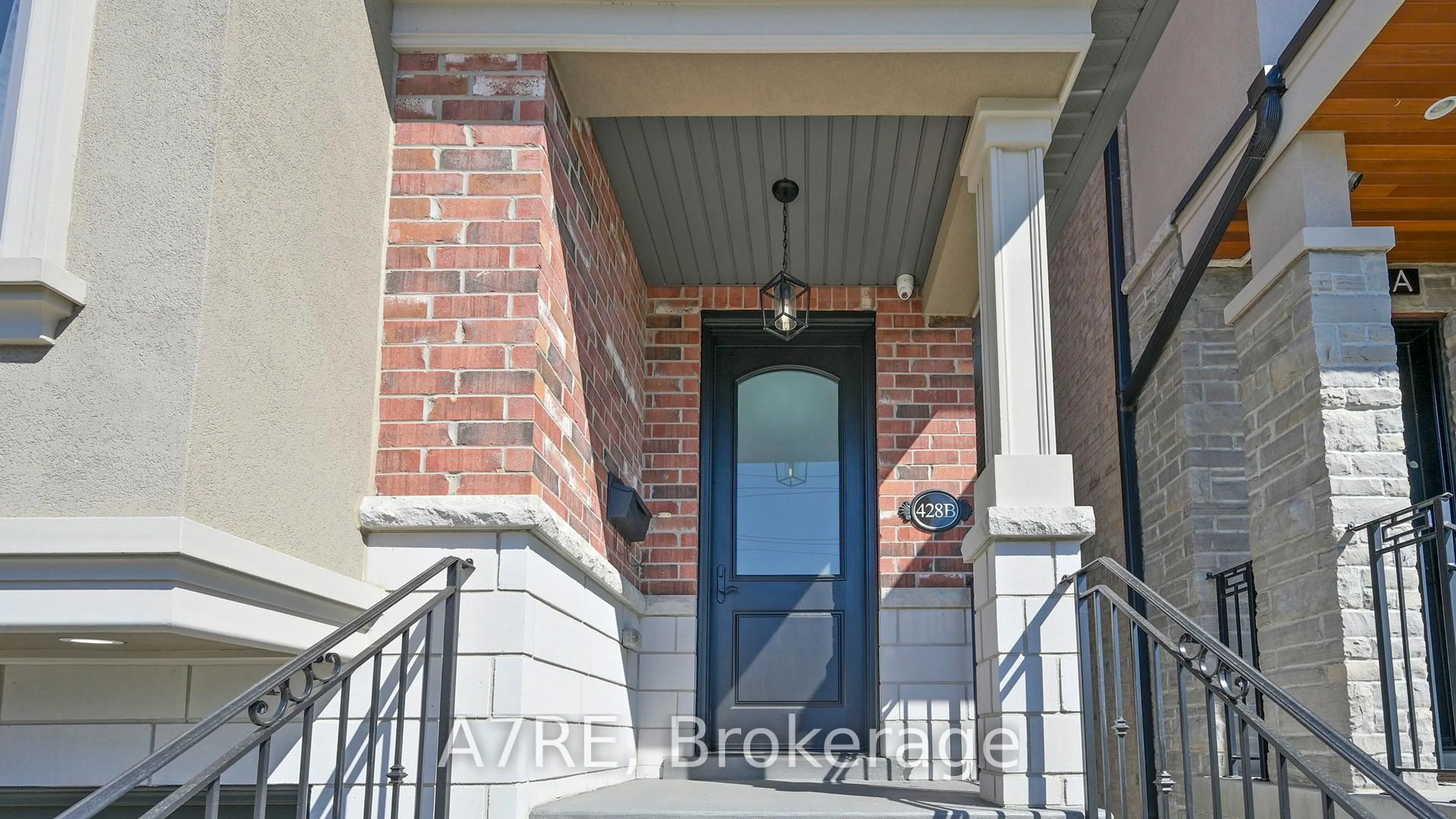 Home with brick exterior material, street for 428B Valermo Dr, Toronto Ontario M8W 2L9