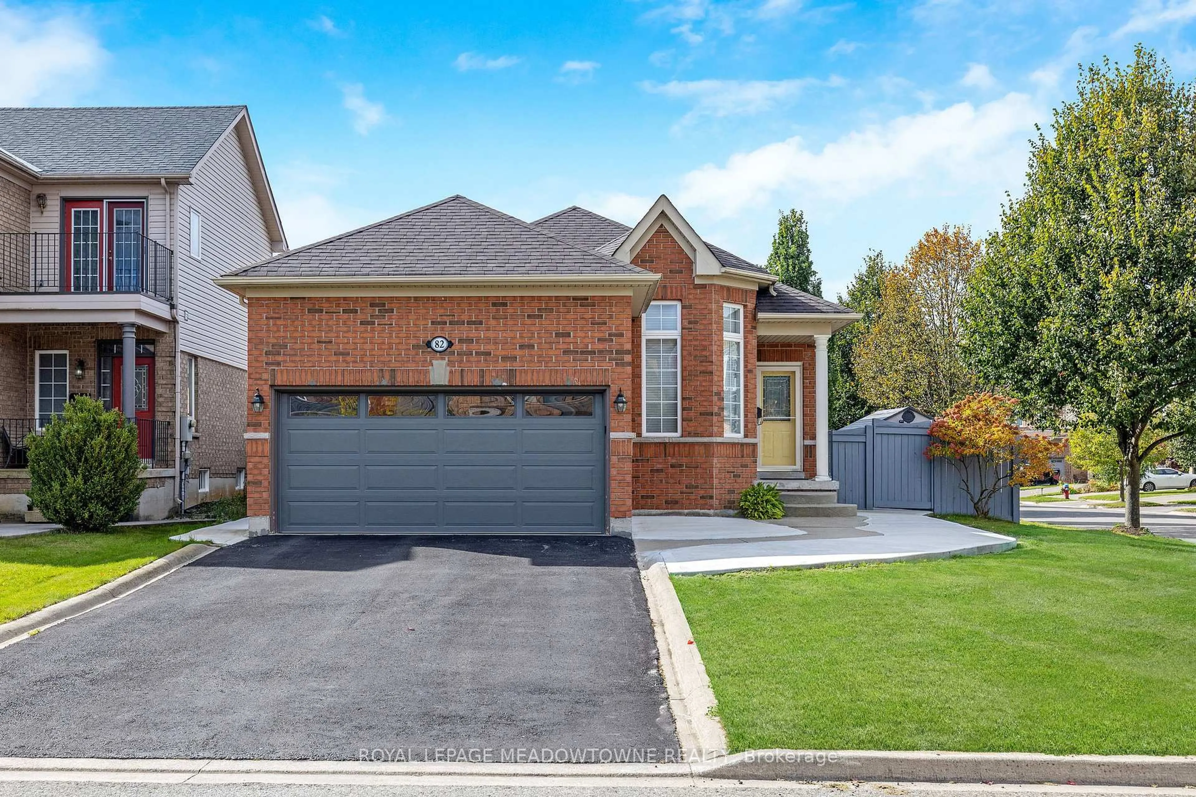 Home with brick exterior material, street for 82 Division St, Halton Hills Ontario L7J 3B6
