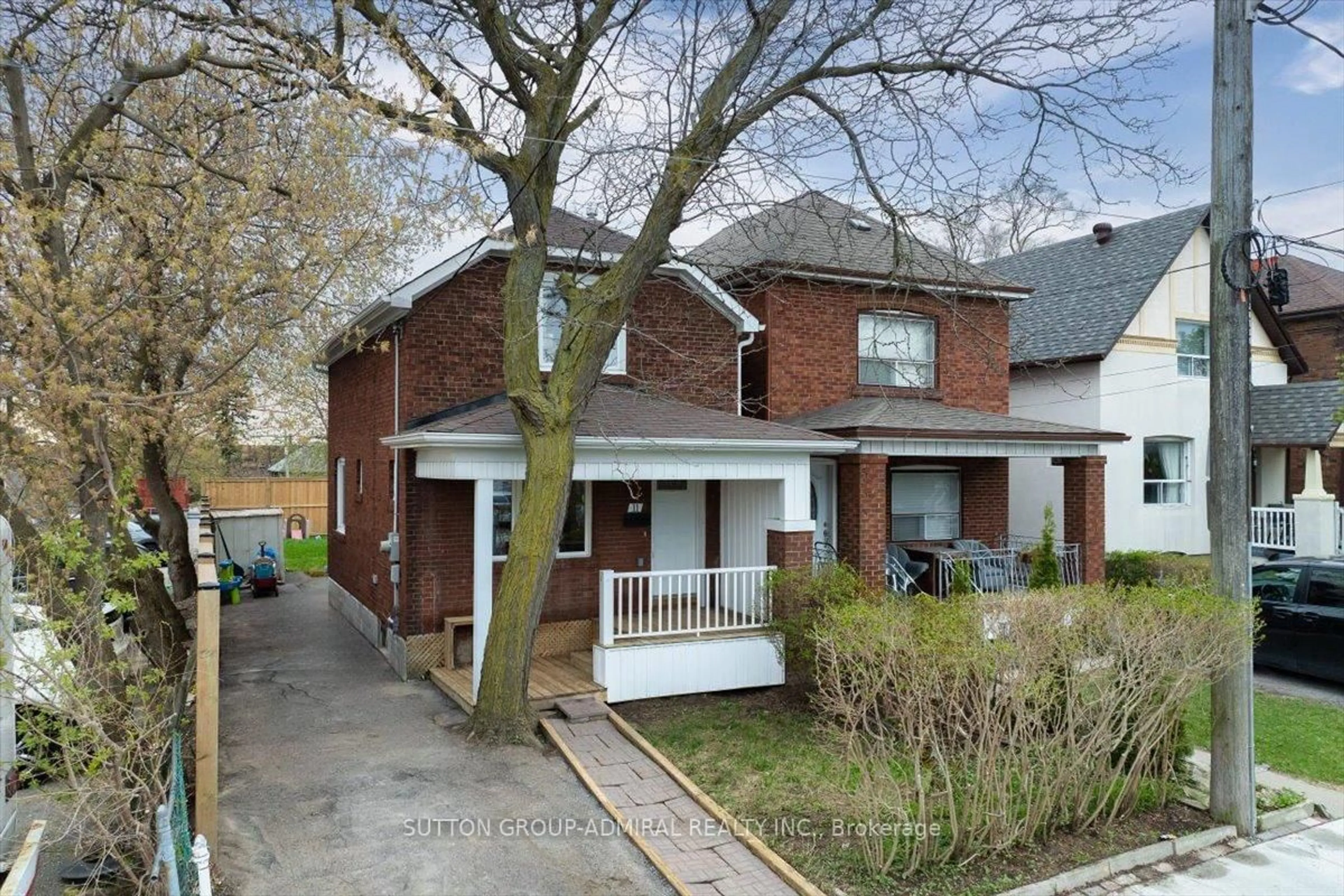 Home with brick exterior material, street for 11 Bowie Ave, Toronto Ontario M6E 2P1