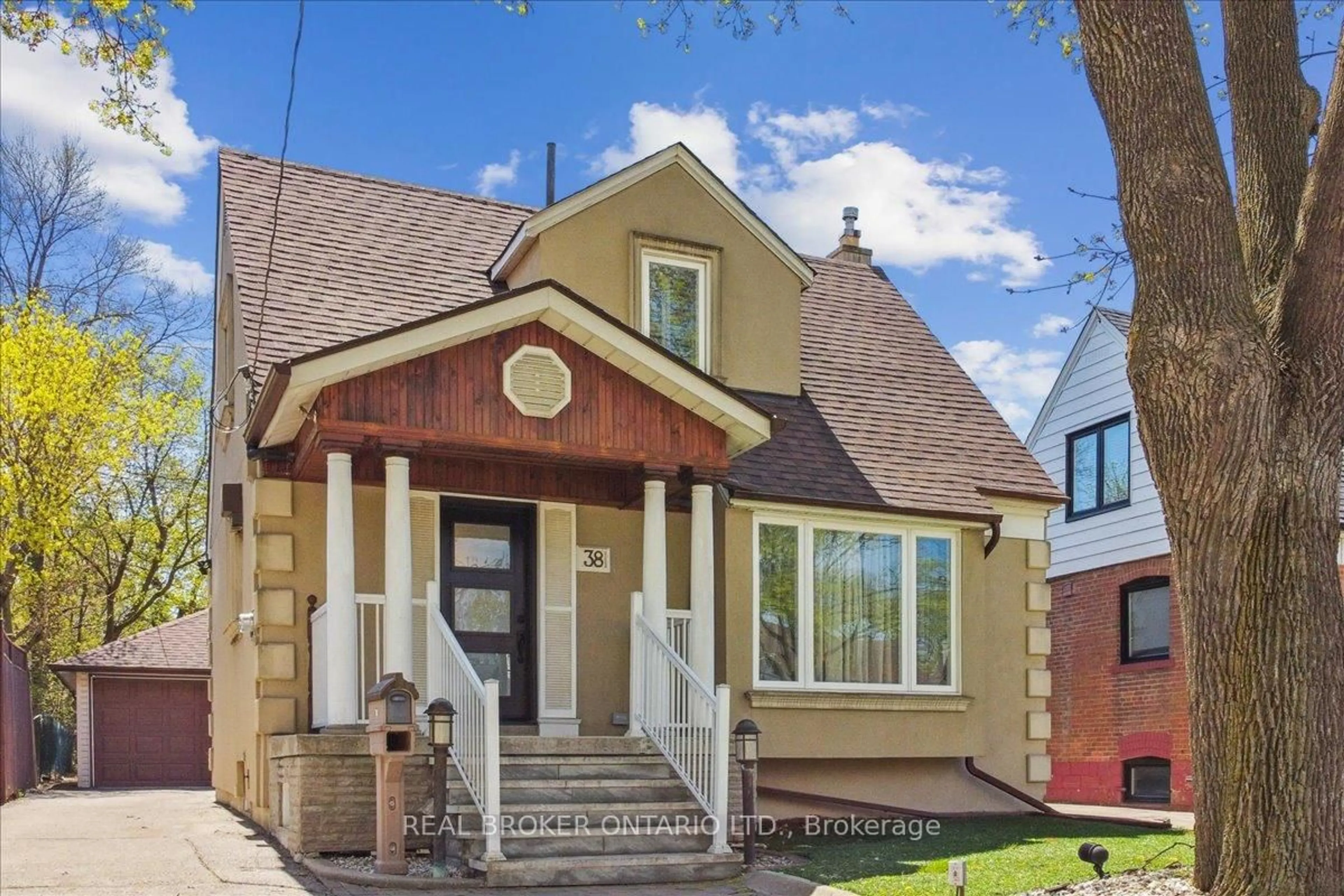 Home with brick exterior material, street for 38 Riverview Hts, Toronto Ontario M9P 2N4