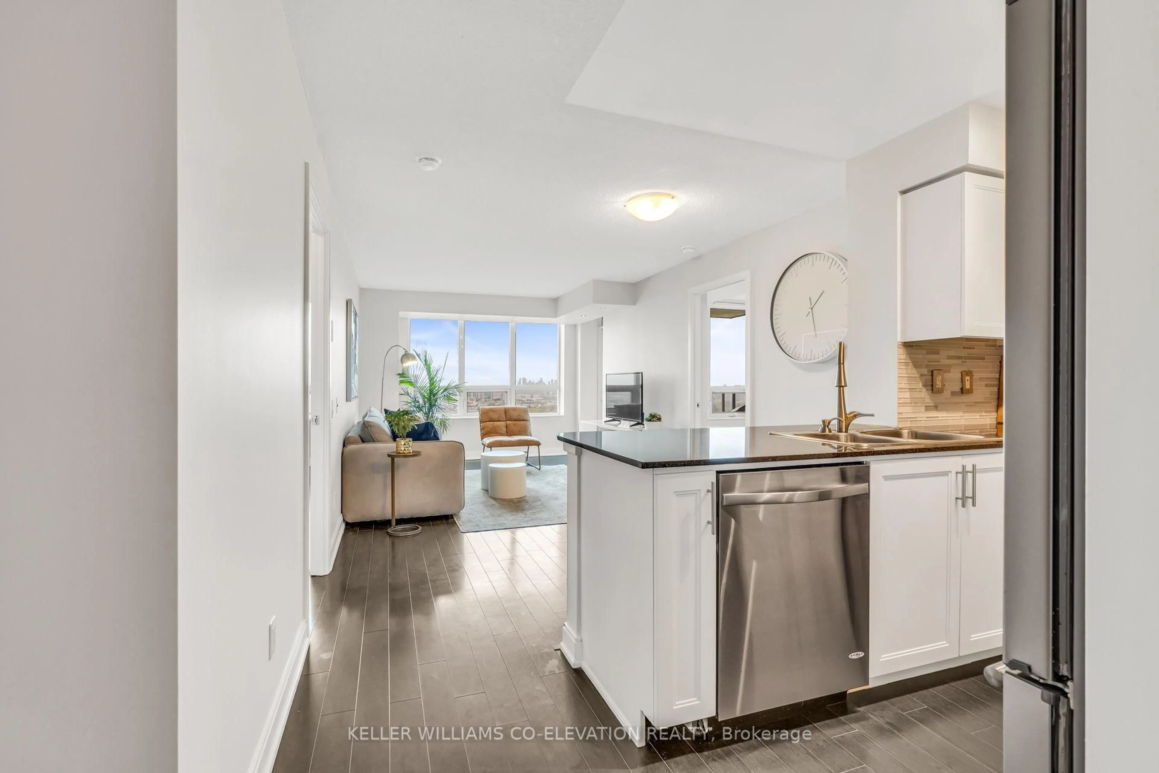 Open concept kitchen, unknown for 35 Viking Lane #2439, Toronto Ontario M9B 0A2