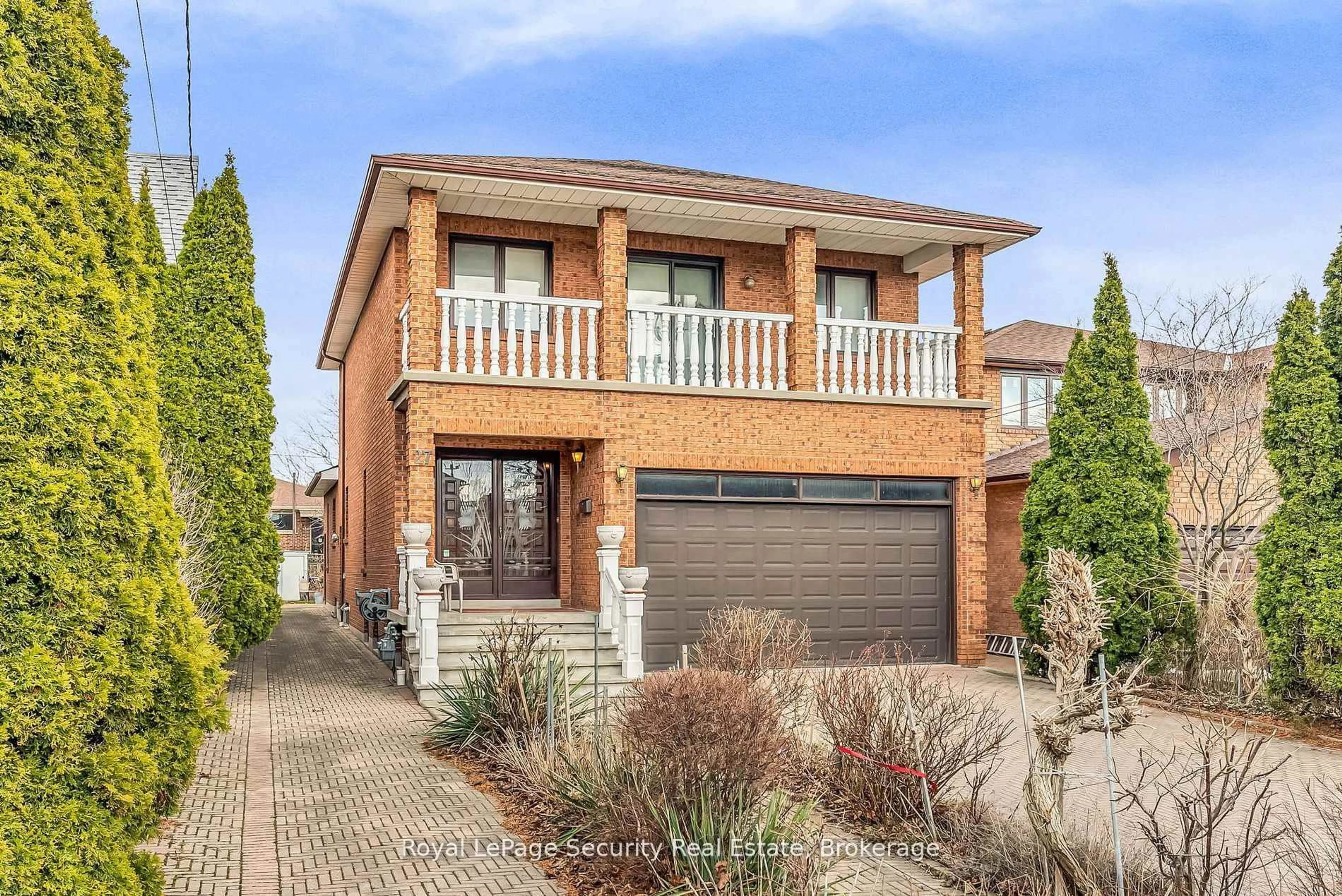 Home with brick exterior material, street for 27 Mulholland Ave, Toronto Ontario M6A 2S1