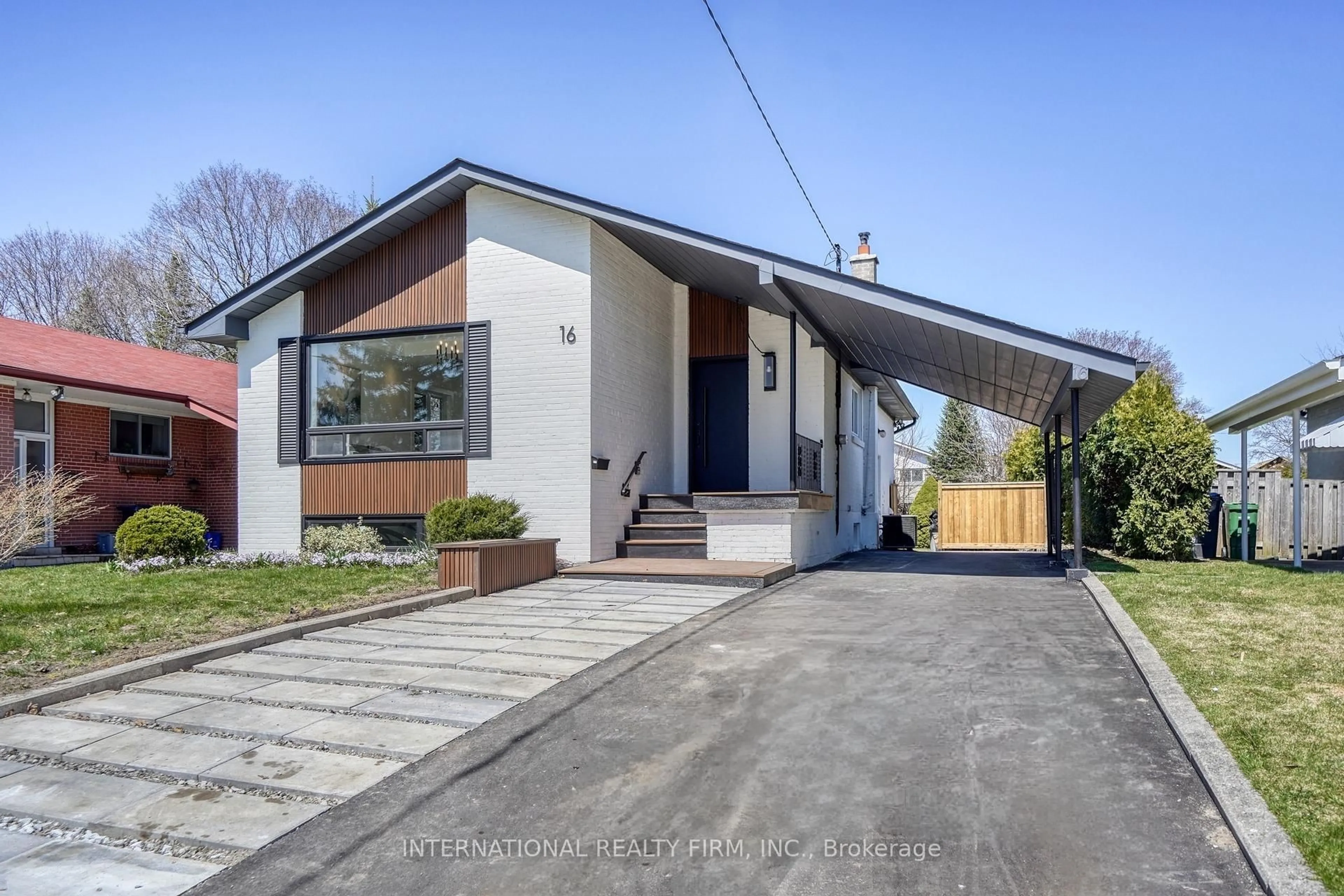 Home with brick exterior material, street for 16 Paragon Rd, Toronto Ontario M9R 1J5